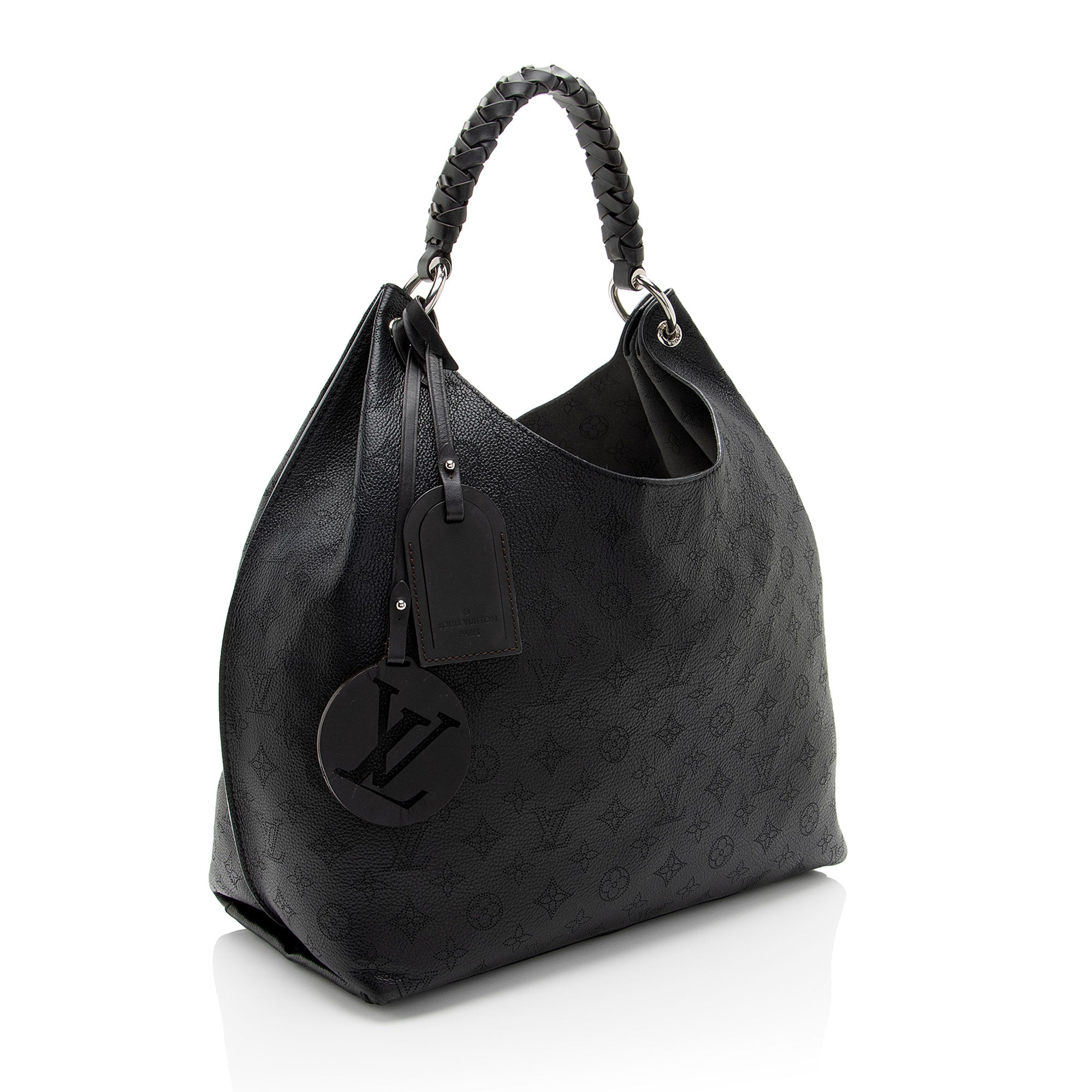 Louis Vuitton Mahina Leather Carmel Hobo