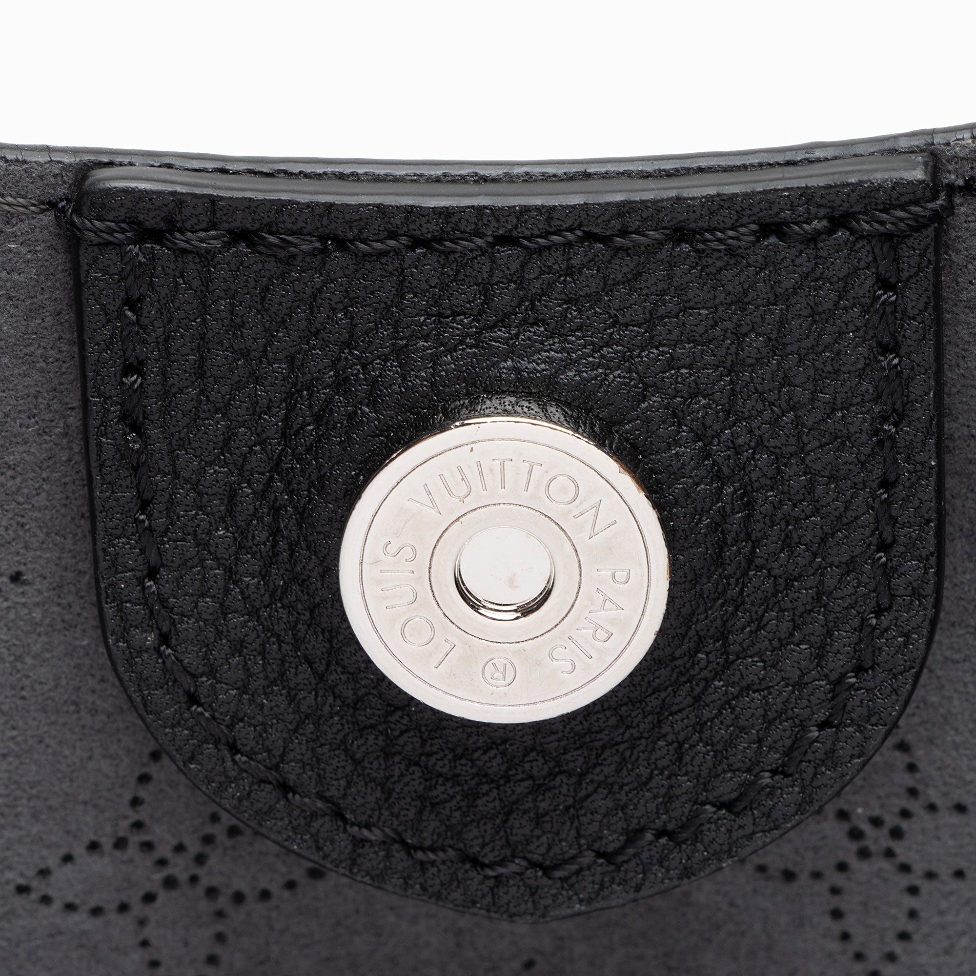 Louis Vuitton Mahina Leather Carmel Hobo