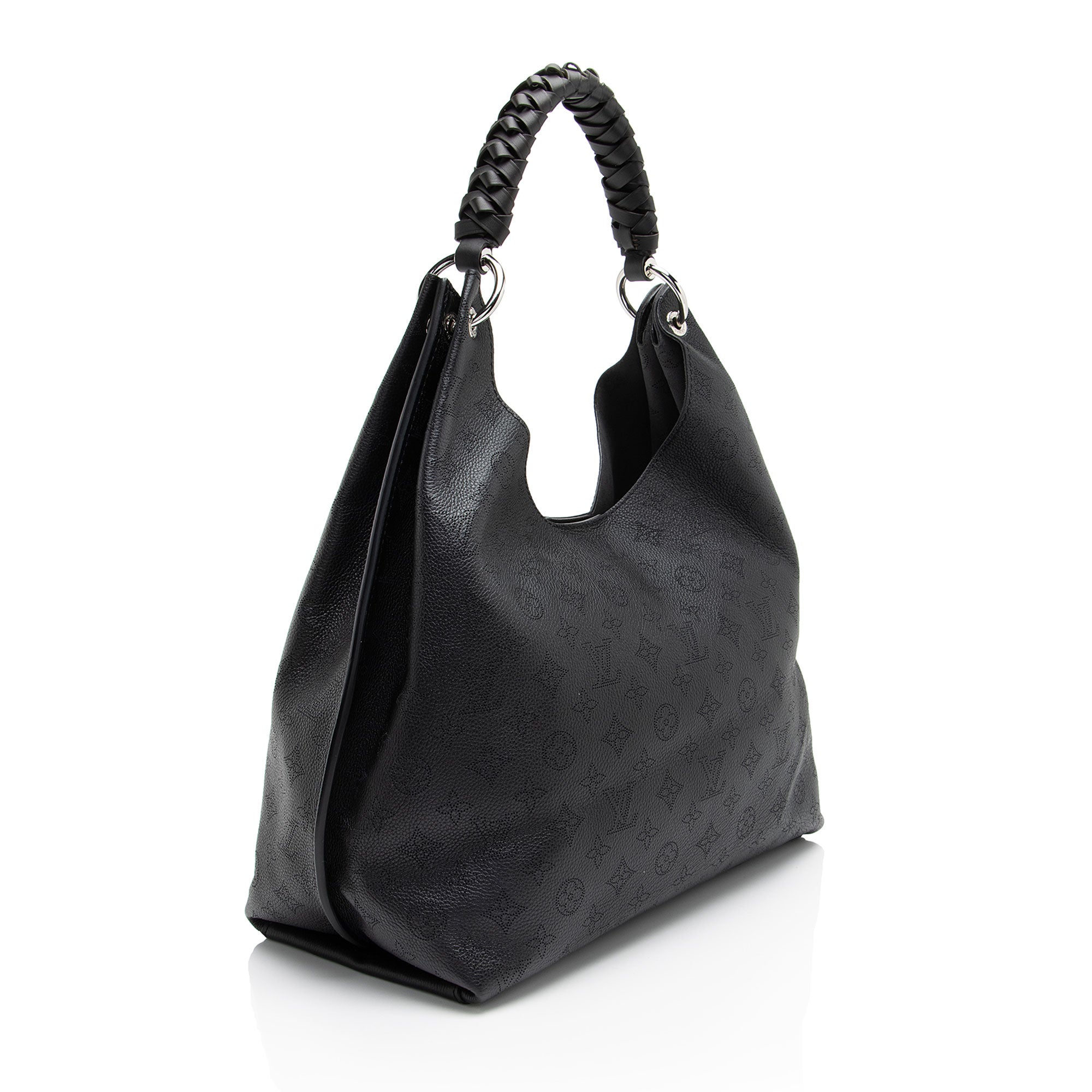 Louis Vuitton Mahina Leather Carmel Hobo