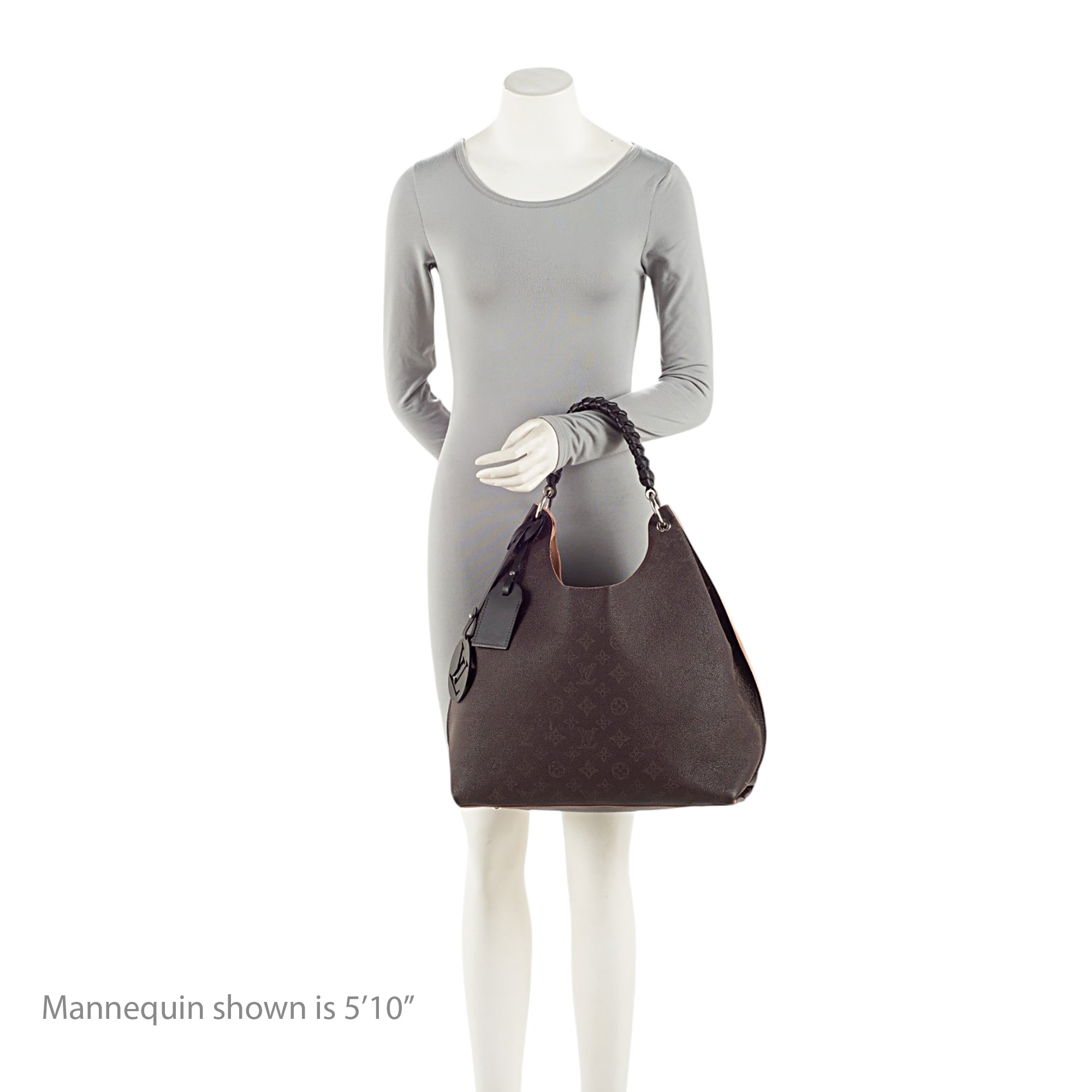 Louis Vuitton Mahina Leather Carmel Hobo