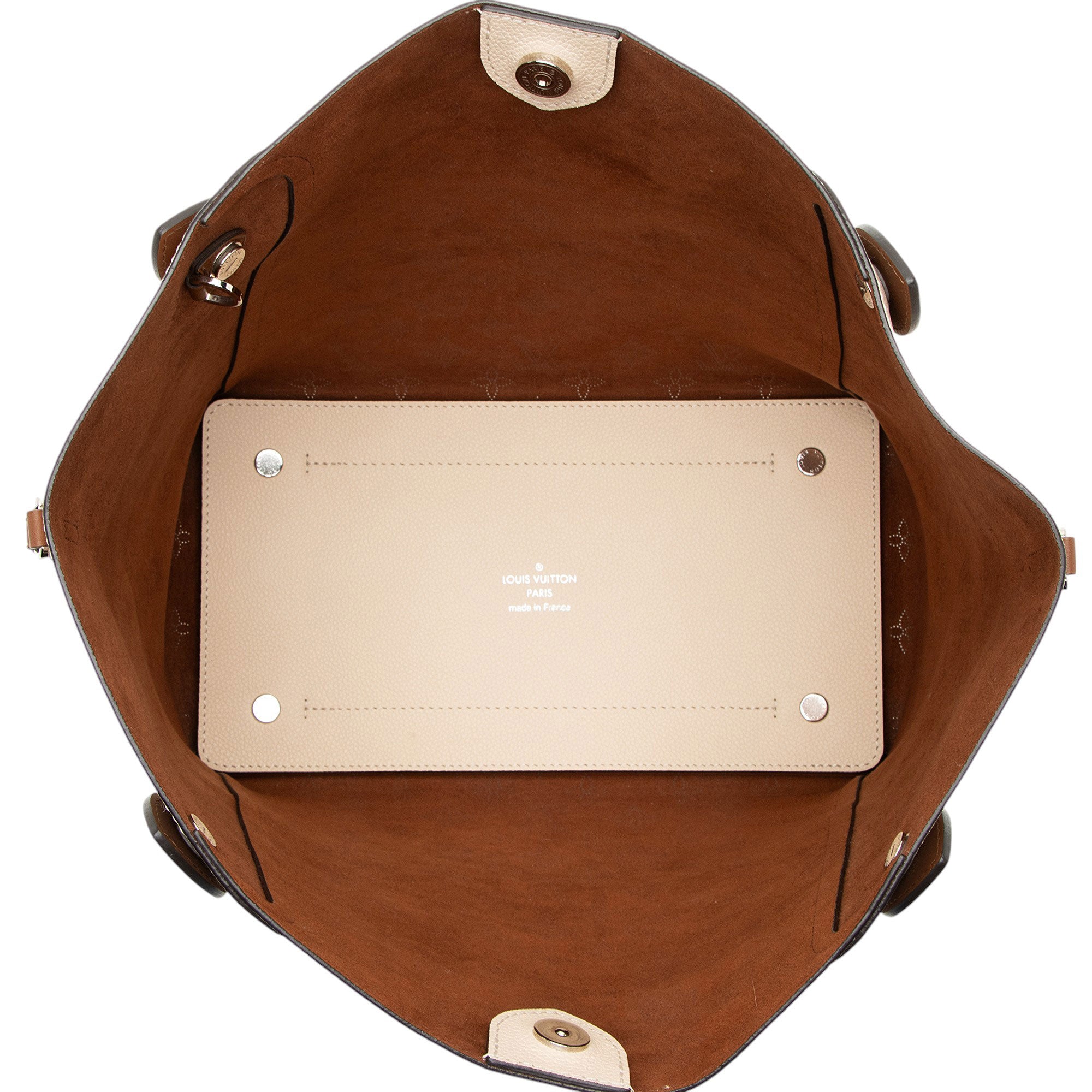 Louis Vuitton Mahina Leather Hina MM Tote