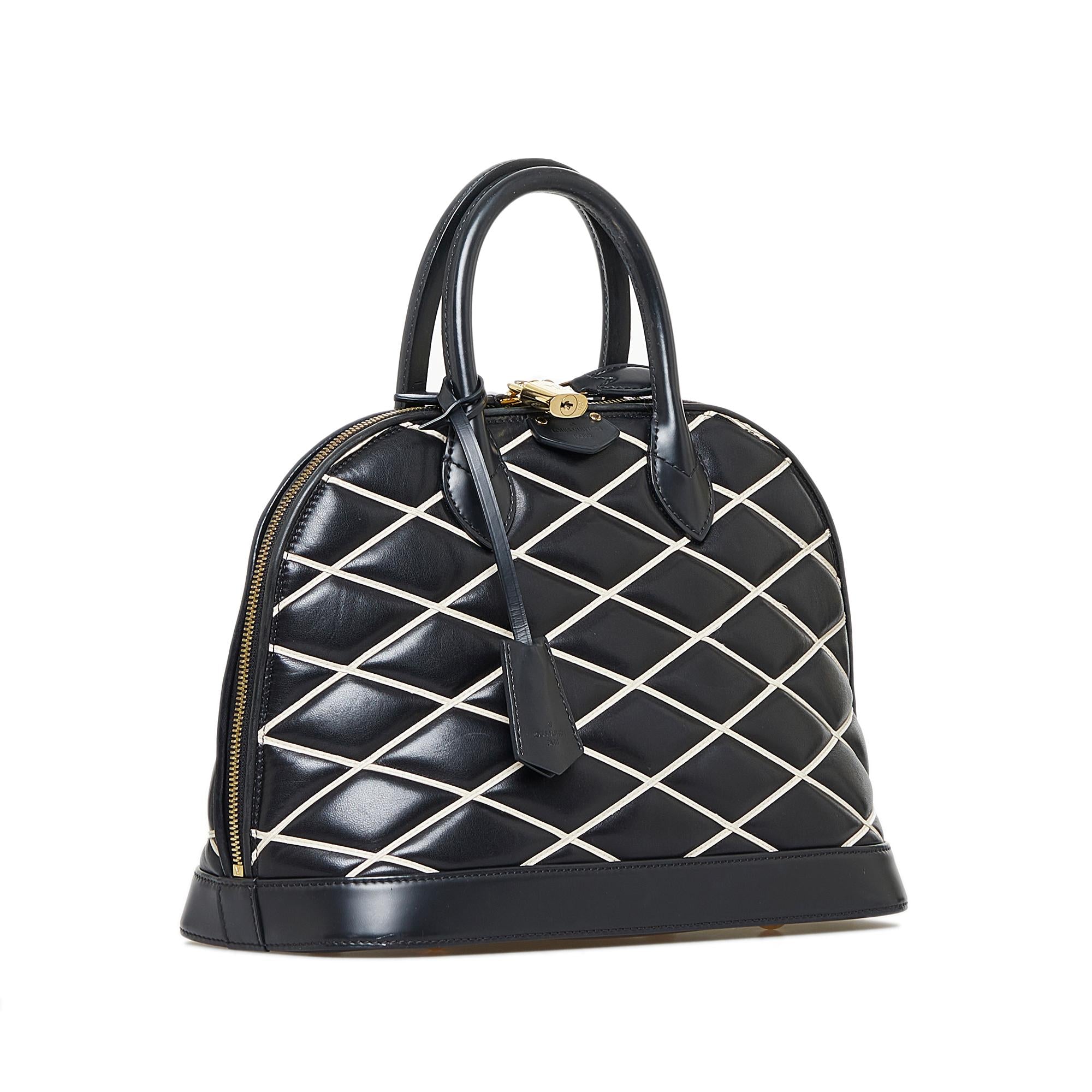 Louis Vuitton Malletage Alma PM (SHG-tXmyC1)