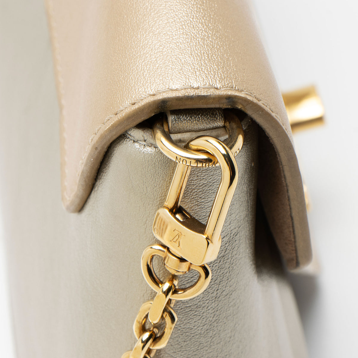 Louis Vuitton Metallic Calfskin Love Note Shoulder Bag