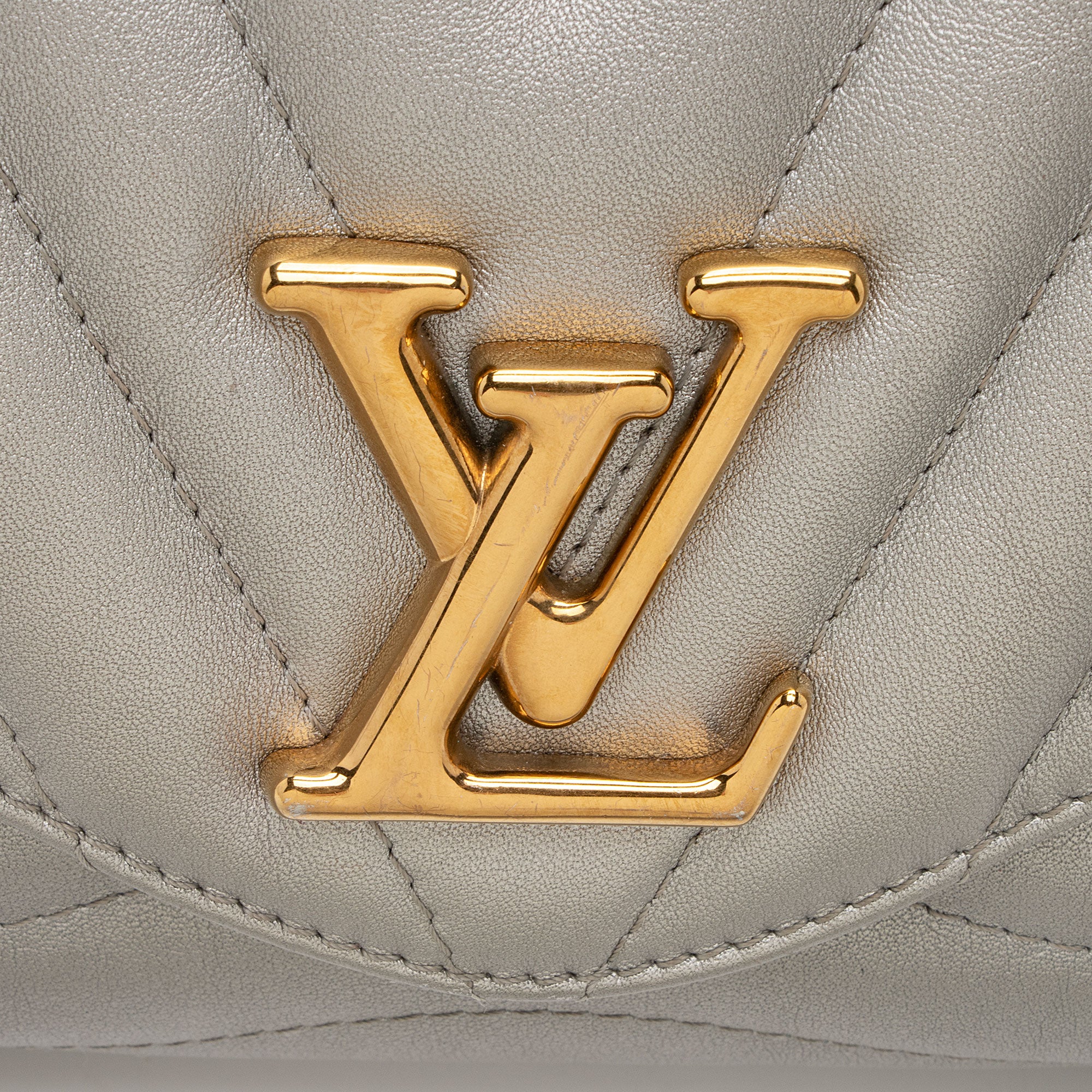 Louis Vuitton Metallic Calfskin New Wave Chain Shoulder Bag