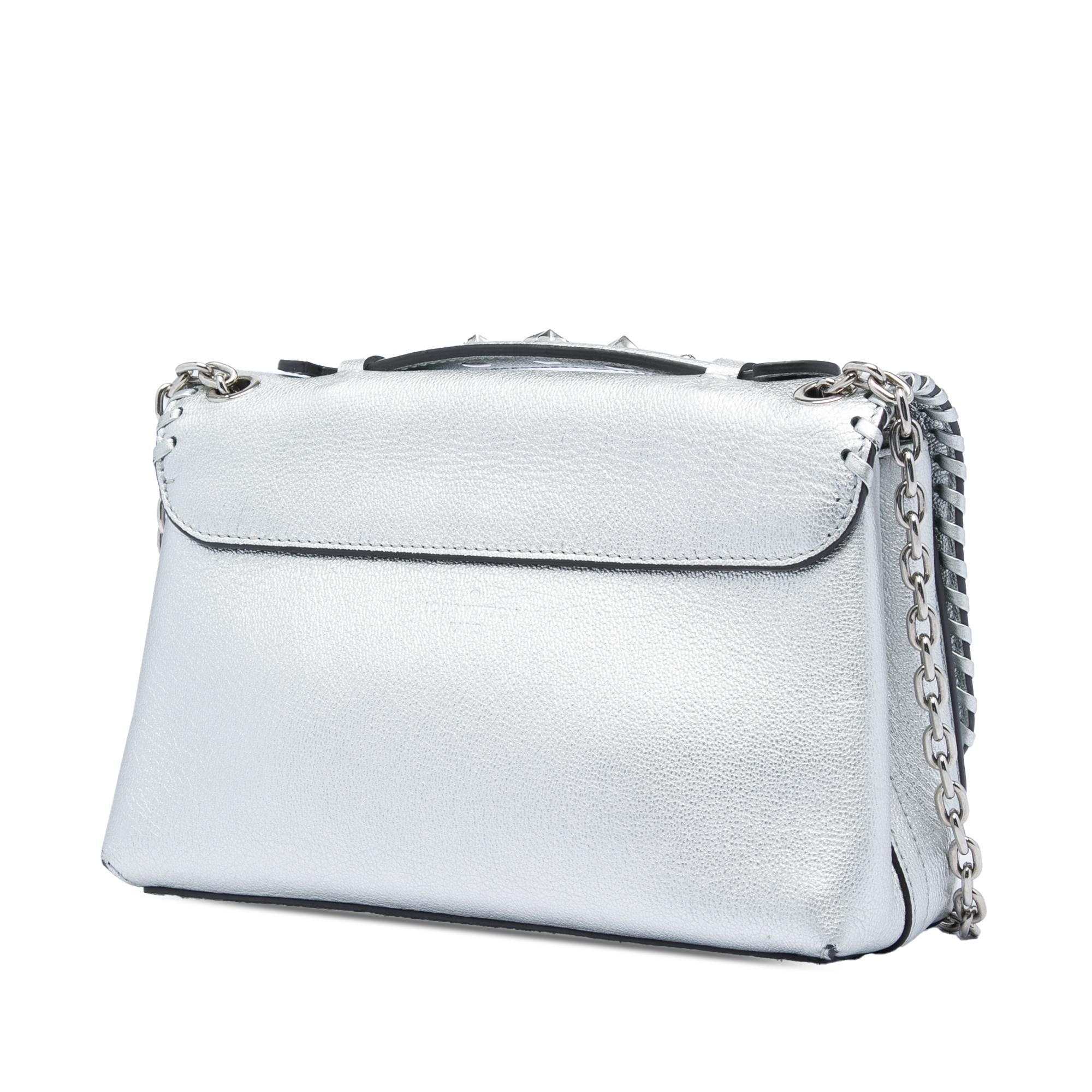 Louis Vuitton Metallic Cuir Plume Ecume Very Chain Bag