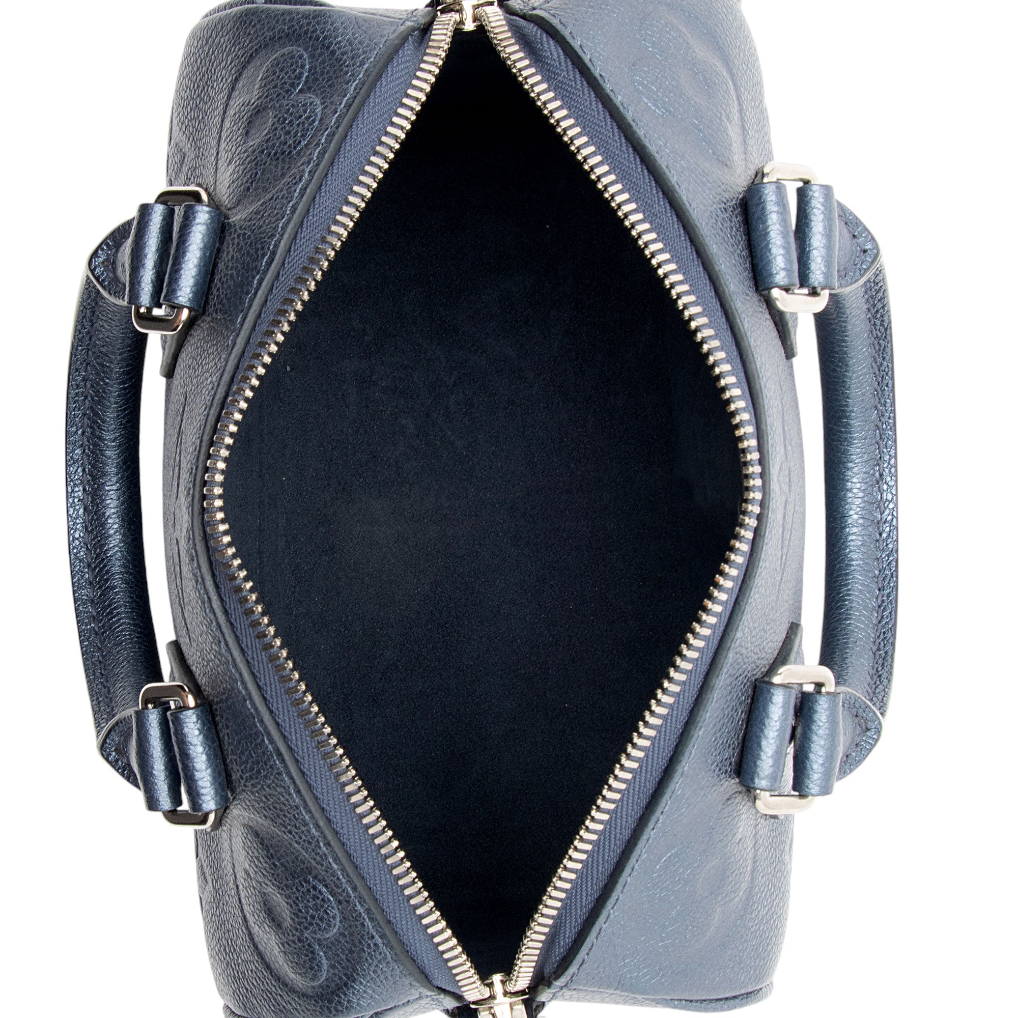 Louis Vuitton Metallic Giant Monogram Empreinte Speedy Bandouliere 20 Satchel (SHF-SKzE09)