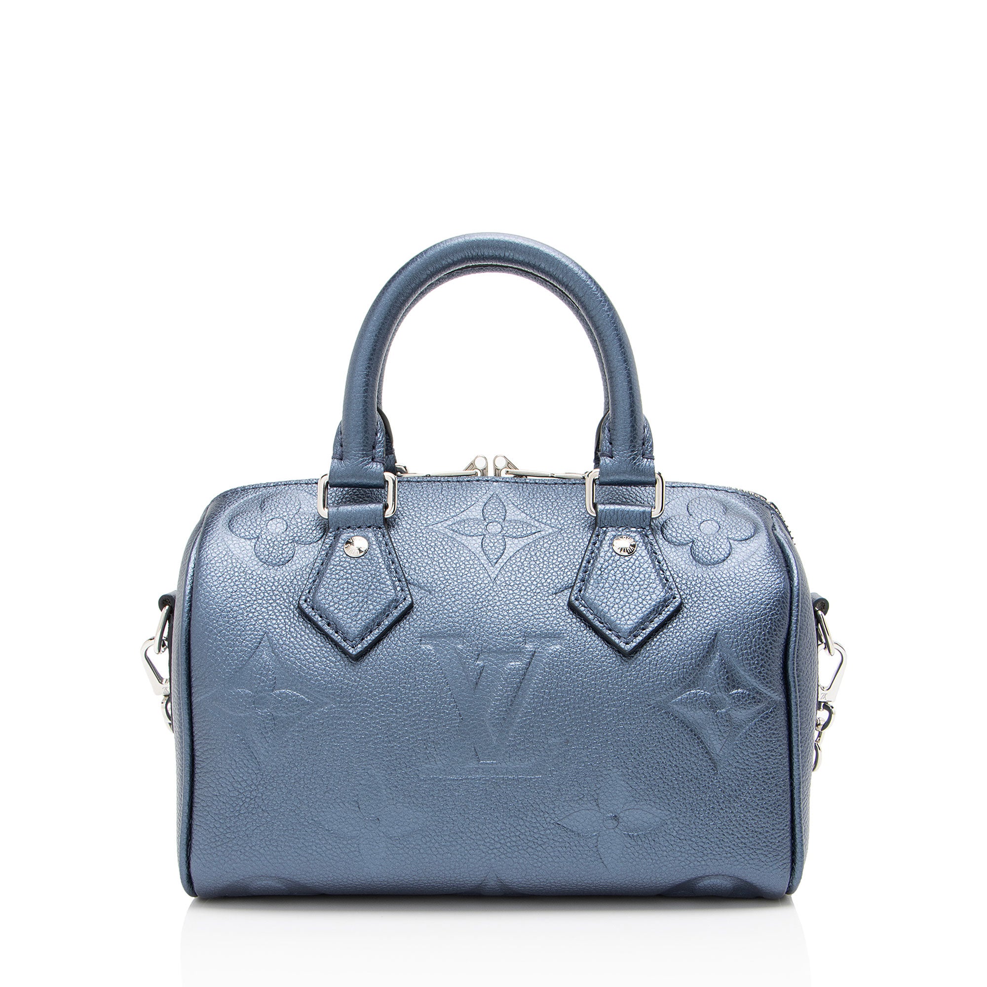Louis Vuitton Metallic Giant Monogram Empreinte Speedy Bandouliere 20 Satchel