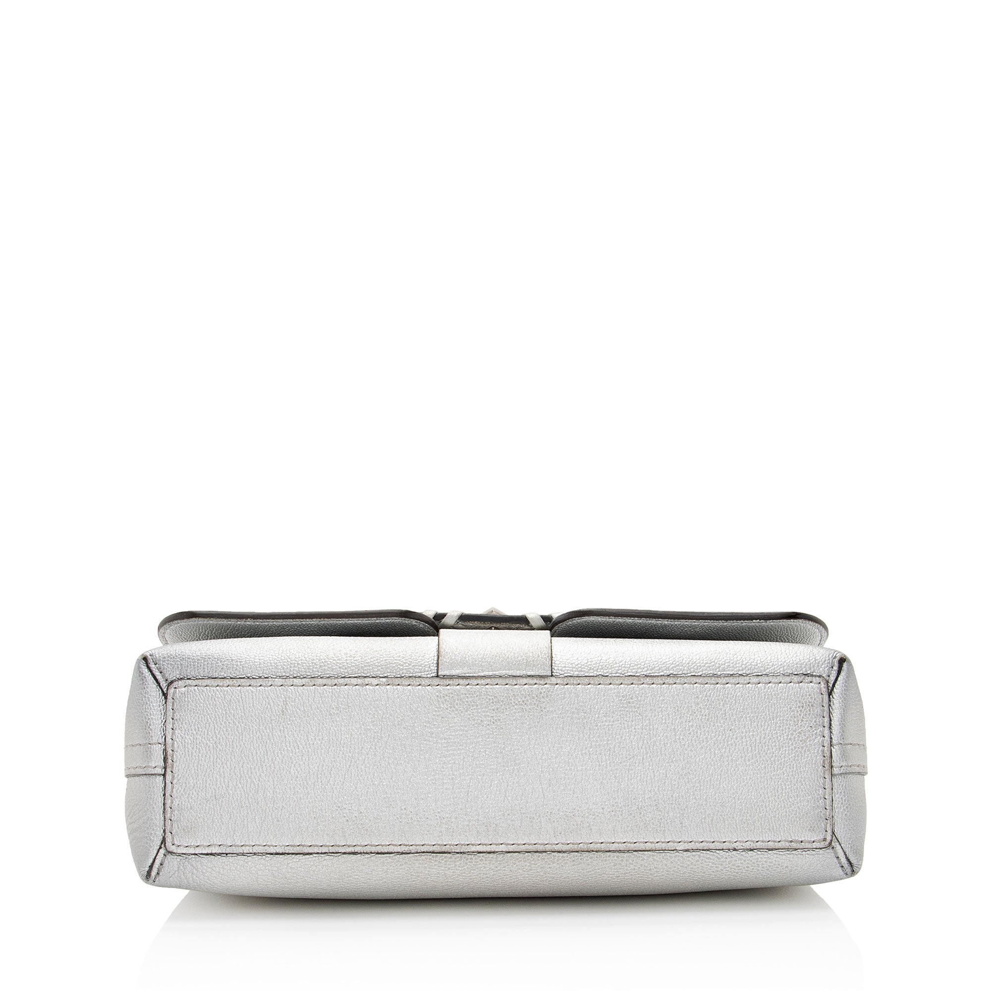 Louis Vuitton Metallic Leather Braided Very Chain Bag (SHF-s7snVl)