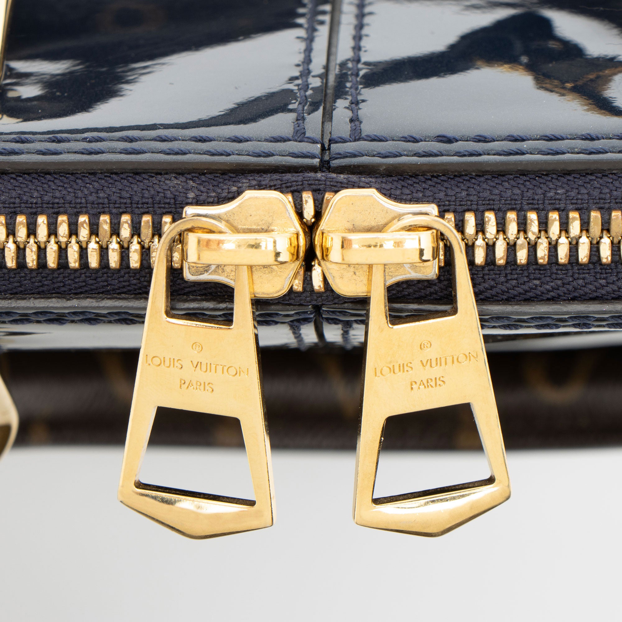 Louis Vuitton Miroir Vernis Alma BB Satchel