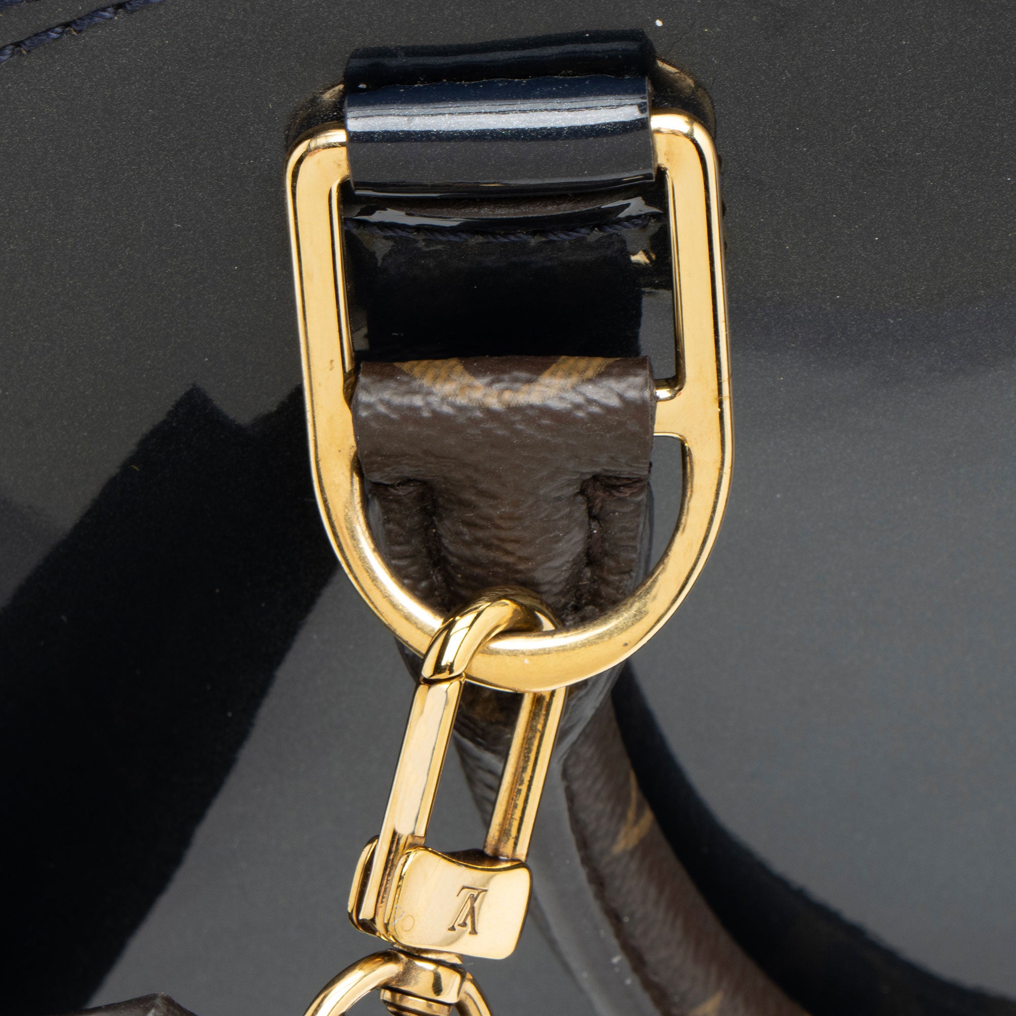 Louis Vuitton Miroir Vernis Alma BB Satchel