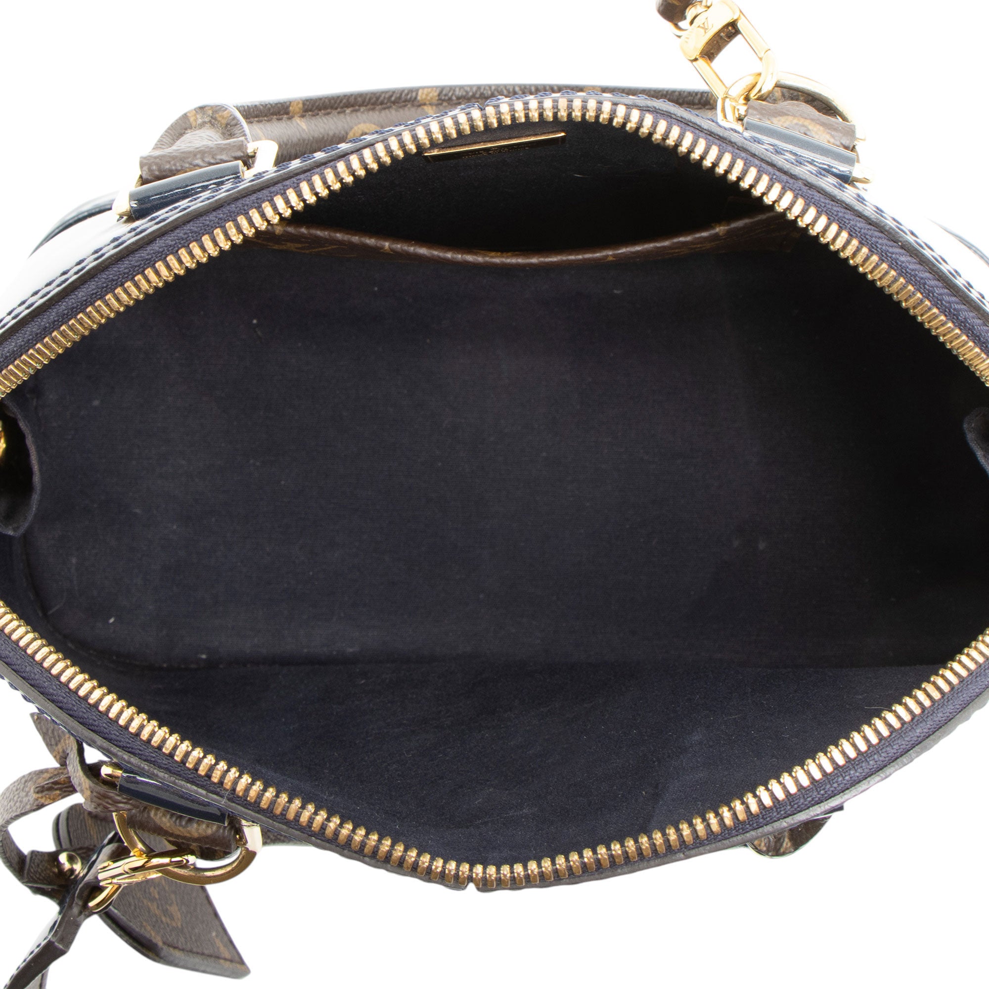 Louis Vuitton Miroir Vernis Alma BB Satchel