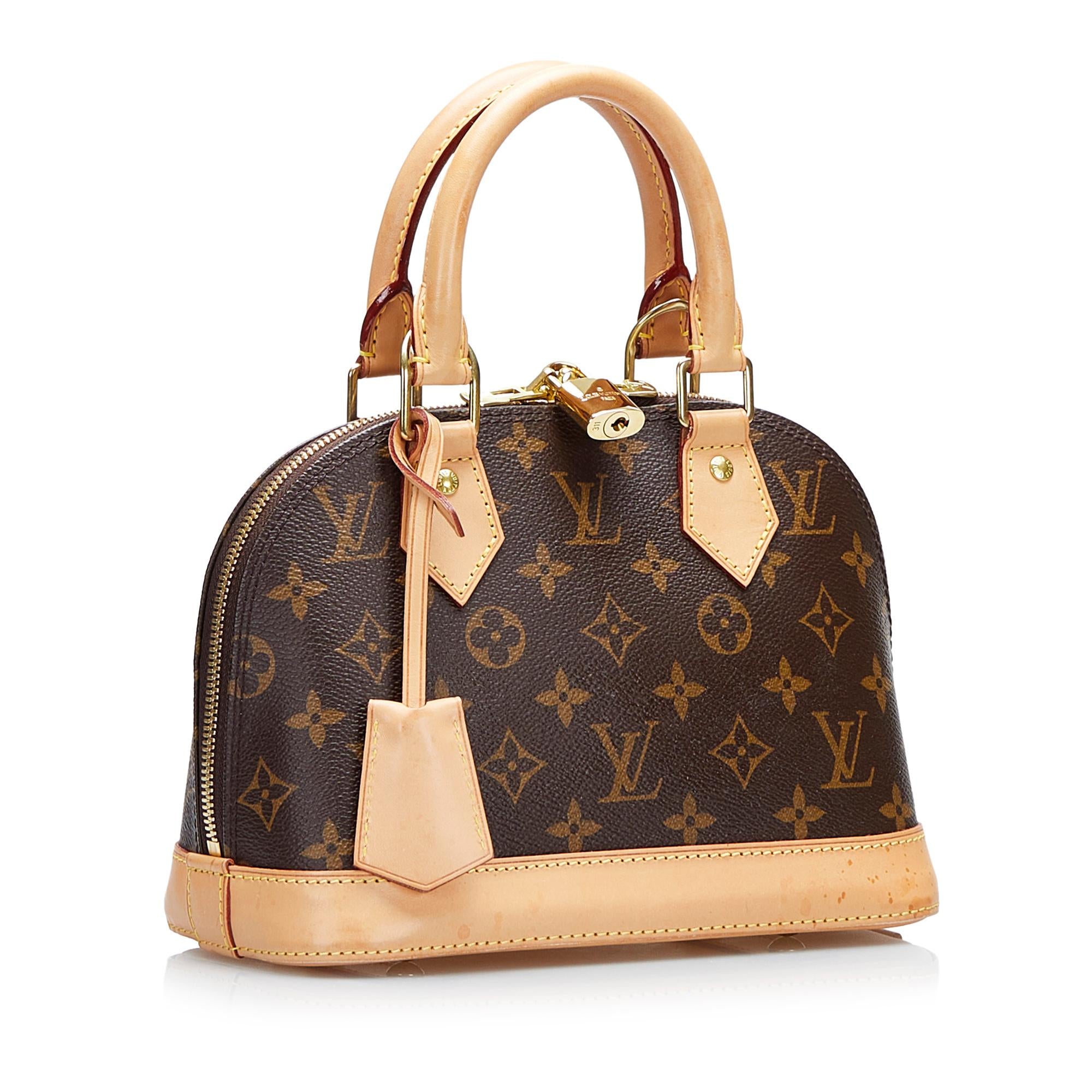 Louis Vuitton Monogram Alma BB (SHG-Ptf9Ij)