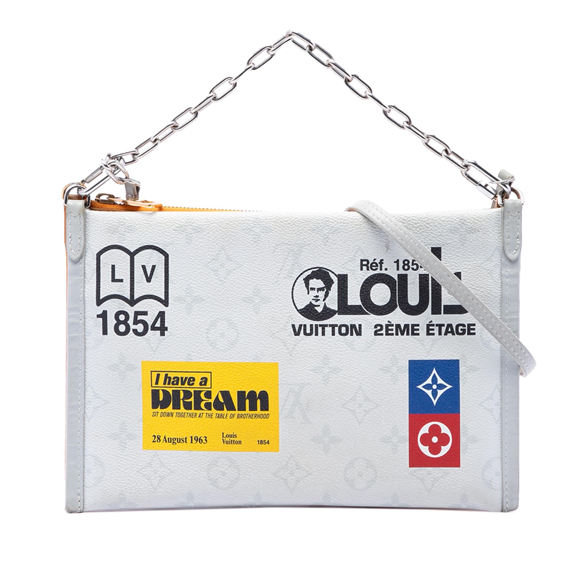 Louis Vuitton Monogram Antartica Double Flat Messenger