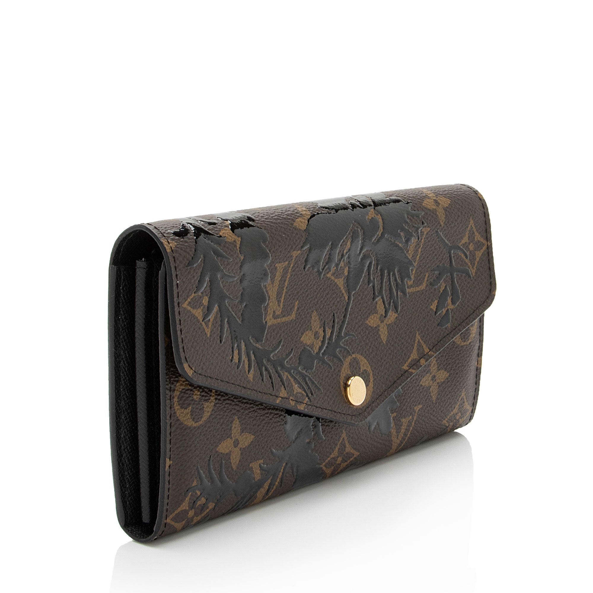 Louis Vuitton Monogram Blossom Canvas Sarah Wallet