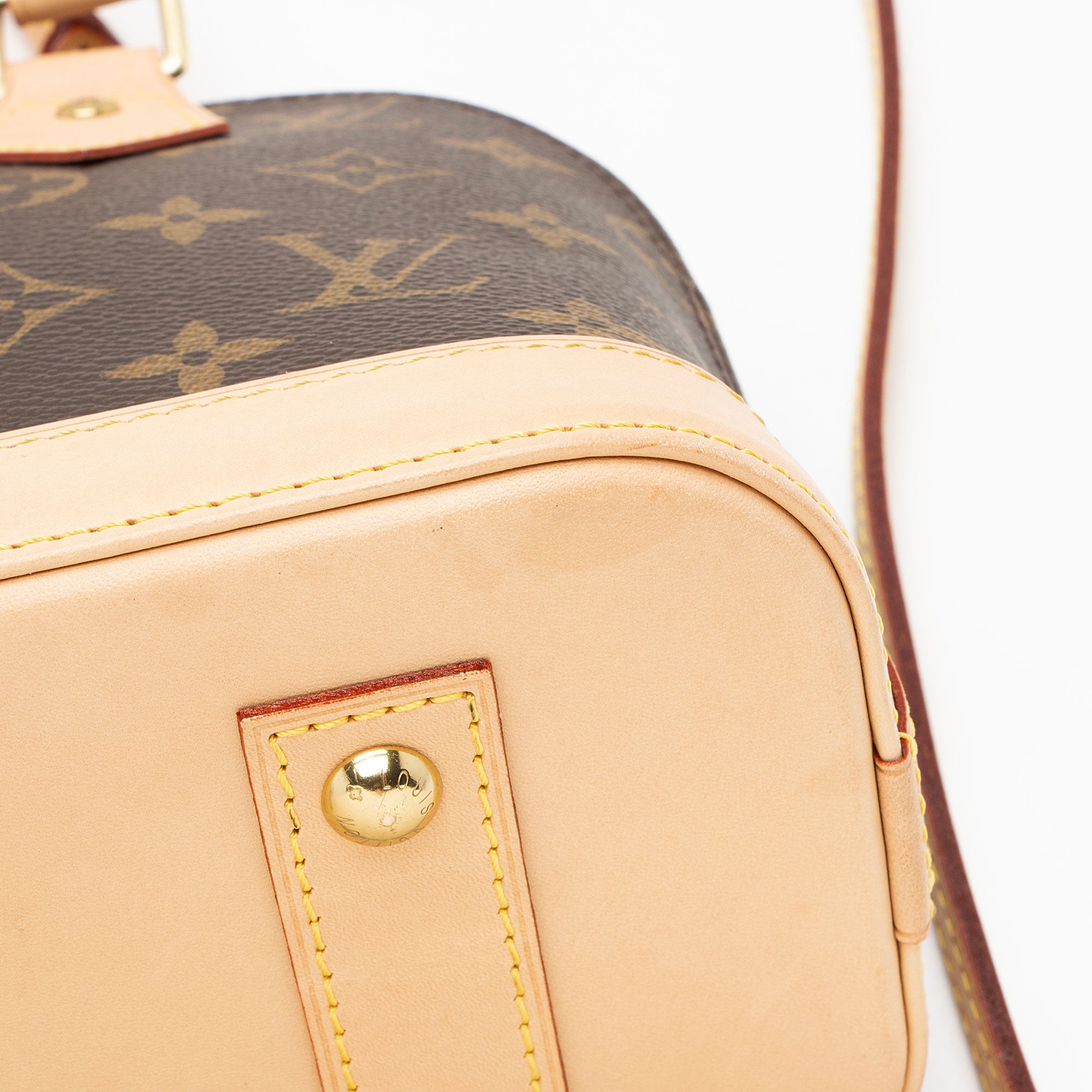 Louis Vuitton Monogram Canvas Alma BB Satchel (SHF-lI4JeZ)