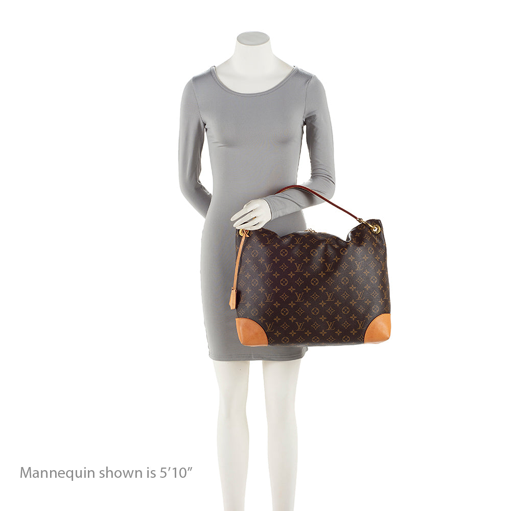 Louis Vuitton Monogram Canvas Berri MM Shoulder Bag (SHF-GOOhhJ)