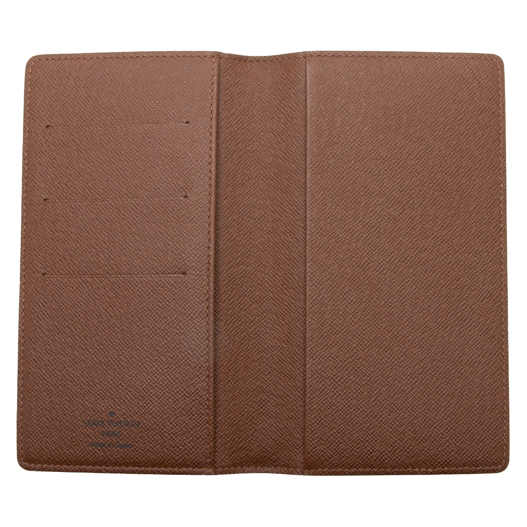 Louis Vuitton Monogram Canvas Checkbook Cover (SHF-3awlVu)