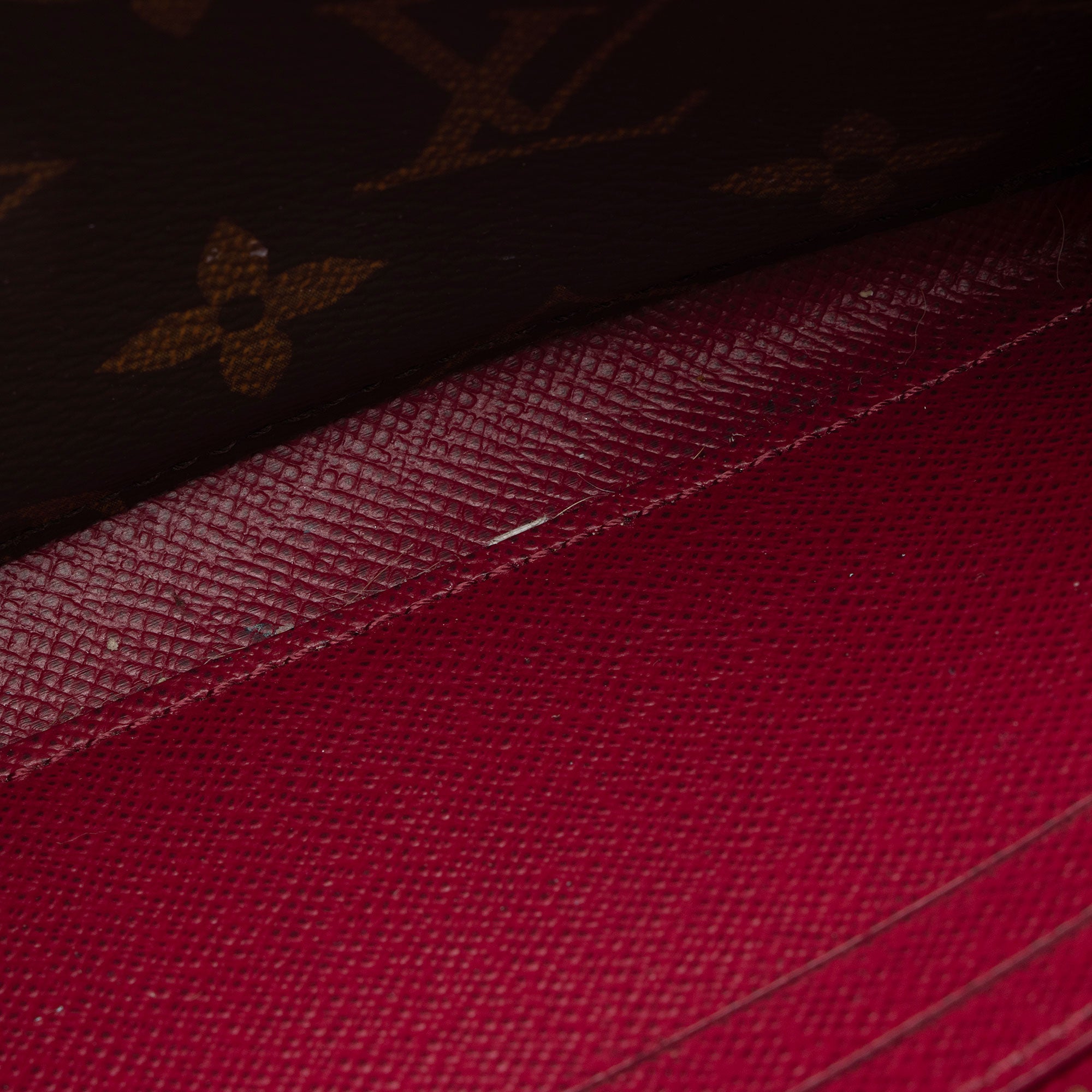 Louis Vuitton Monogram Canvas Clemence Wallet (SHF-z14ACA)