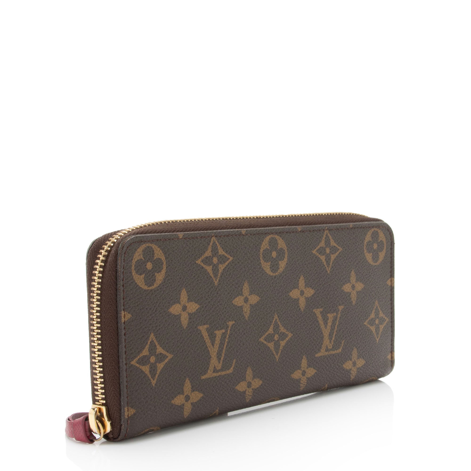 Louis Vuitton Monogram Canvas Clemence Wallet (SHF-z14ACA)