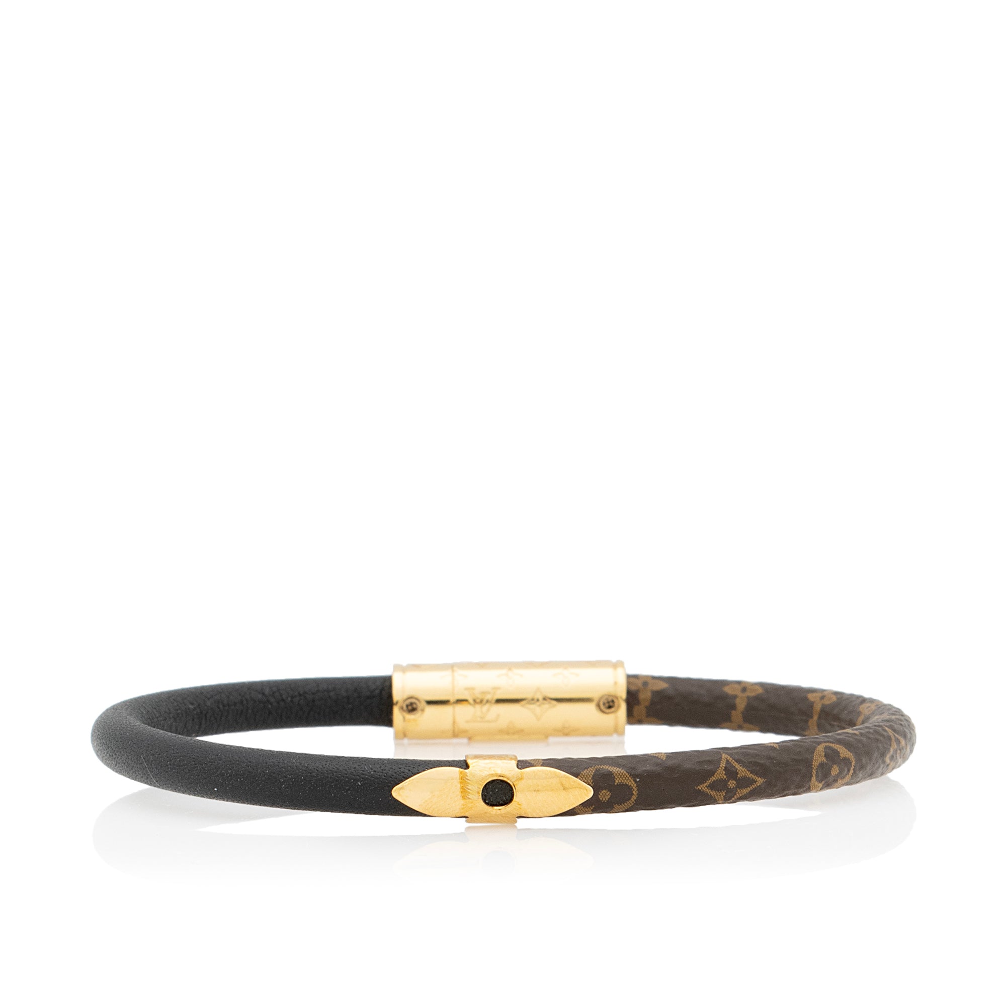 Louis Vuitton Monogram Canvas Daily Confidential Bracelet (SHF-6W6K71)
