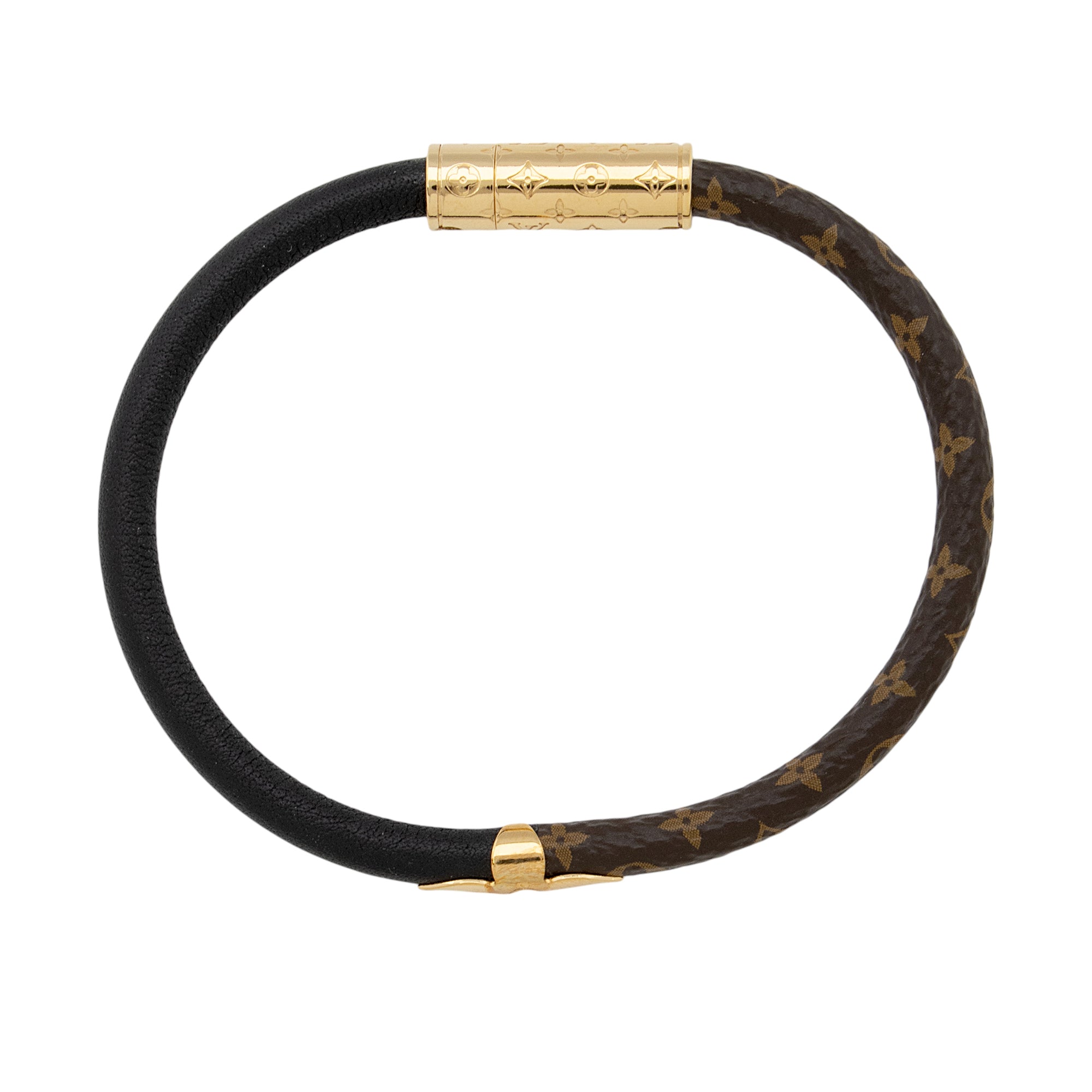 Louis Vuitton Monogram Canvas Daily Confidential Bracelet (SHF-6W6K71)