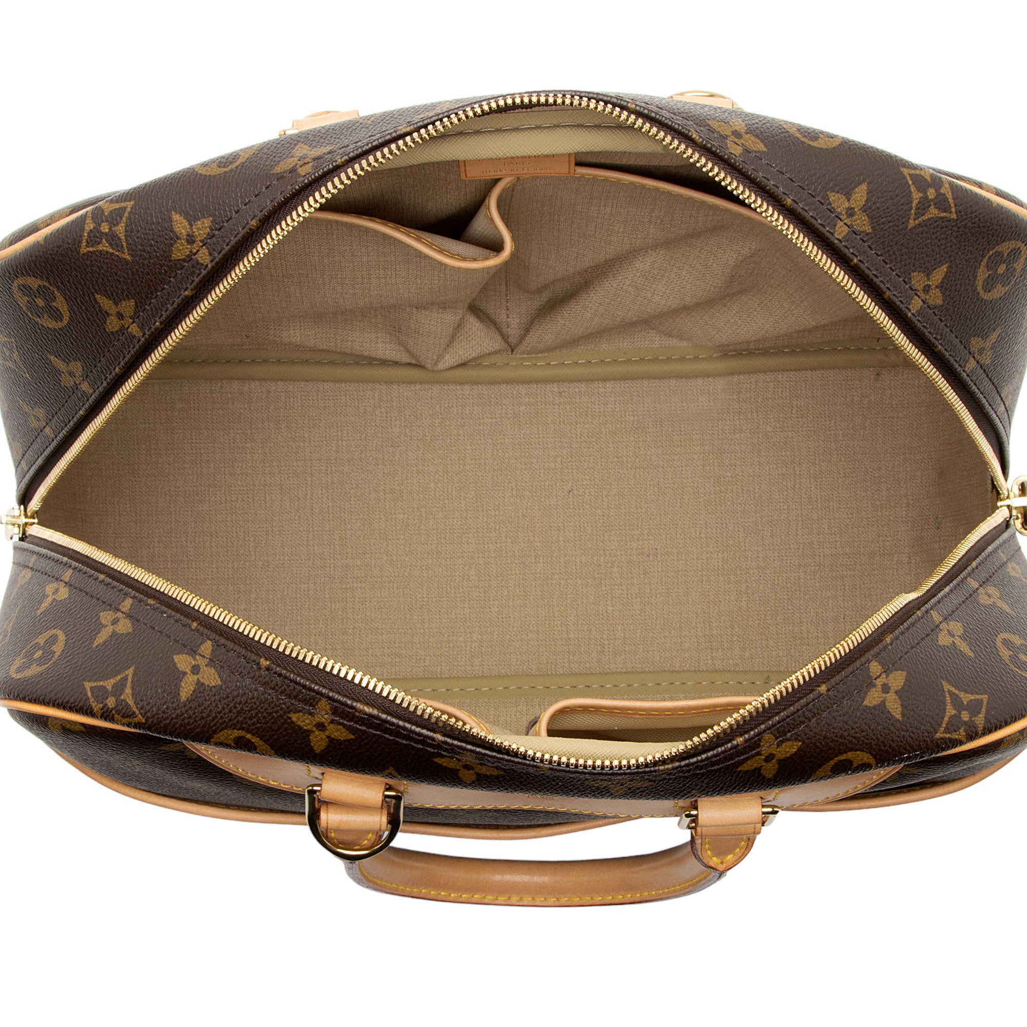 Louis Vuitton Monogram Canvas Deauville Satchel (SHF-aCt7nv)