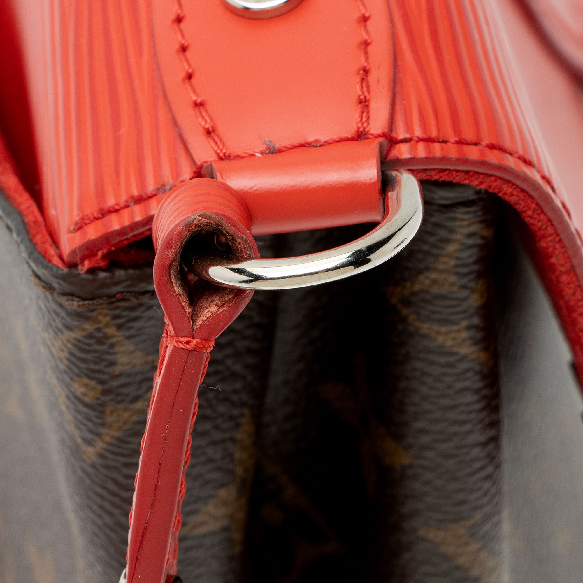Louis Vuitton Monogram Canvas Epi Leather Saint Michel Shoulder Bag