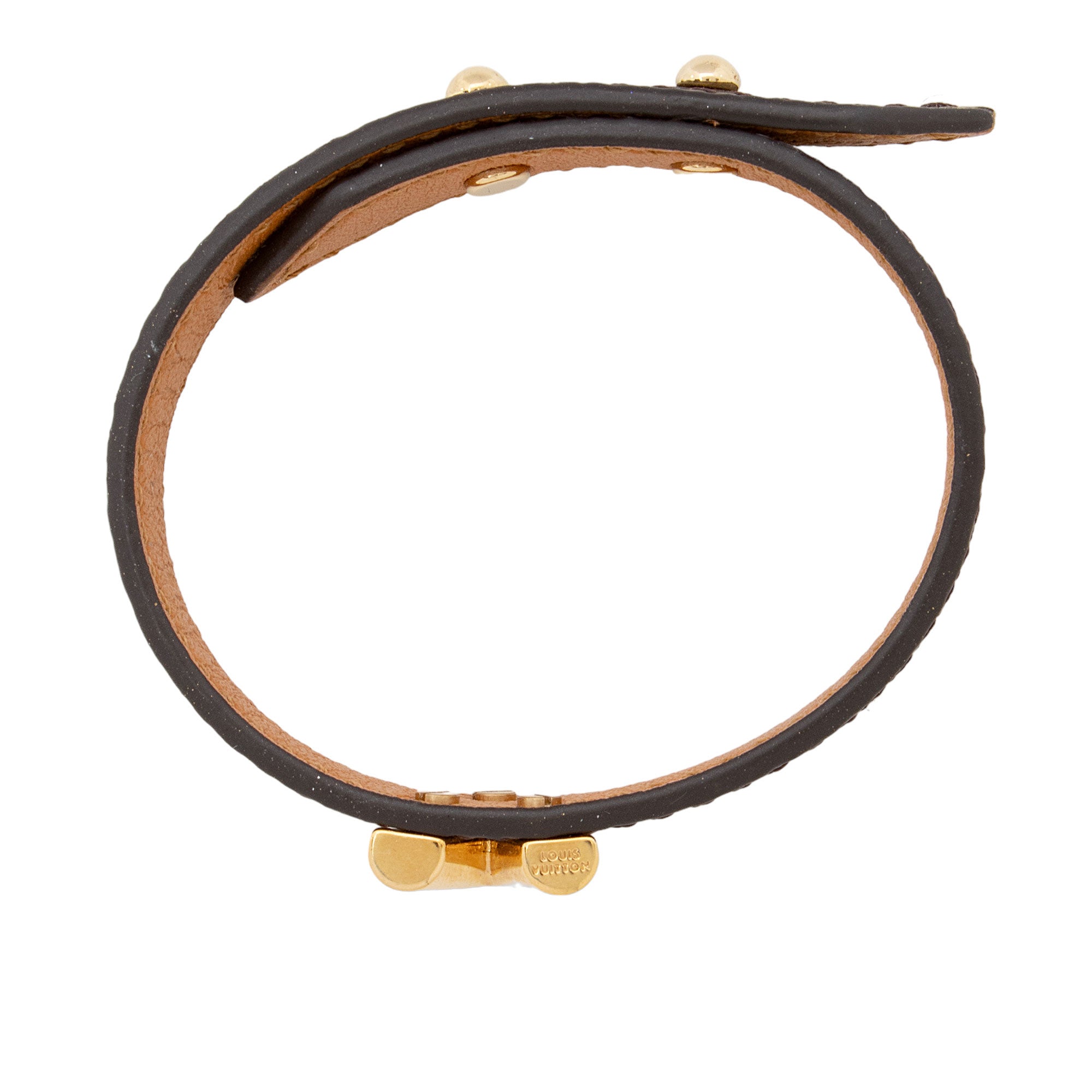 Louis Vuitton Monogram Canvas Essential V Bracelet (SHF-VJpKNN)