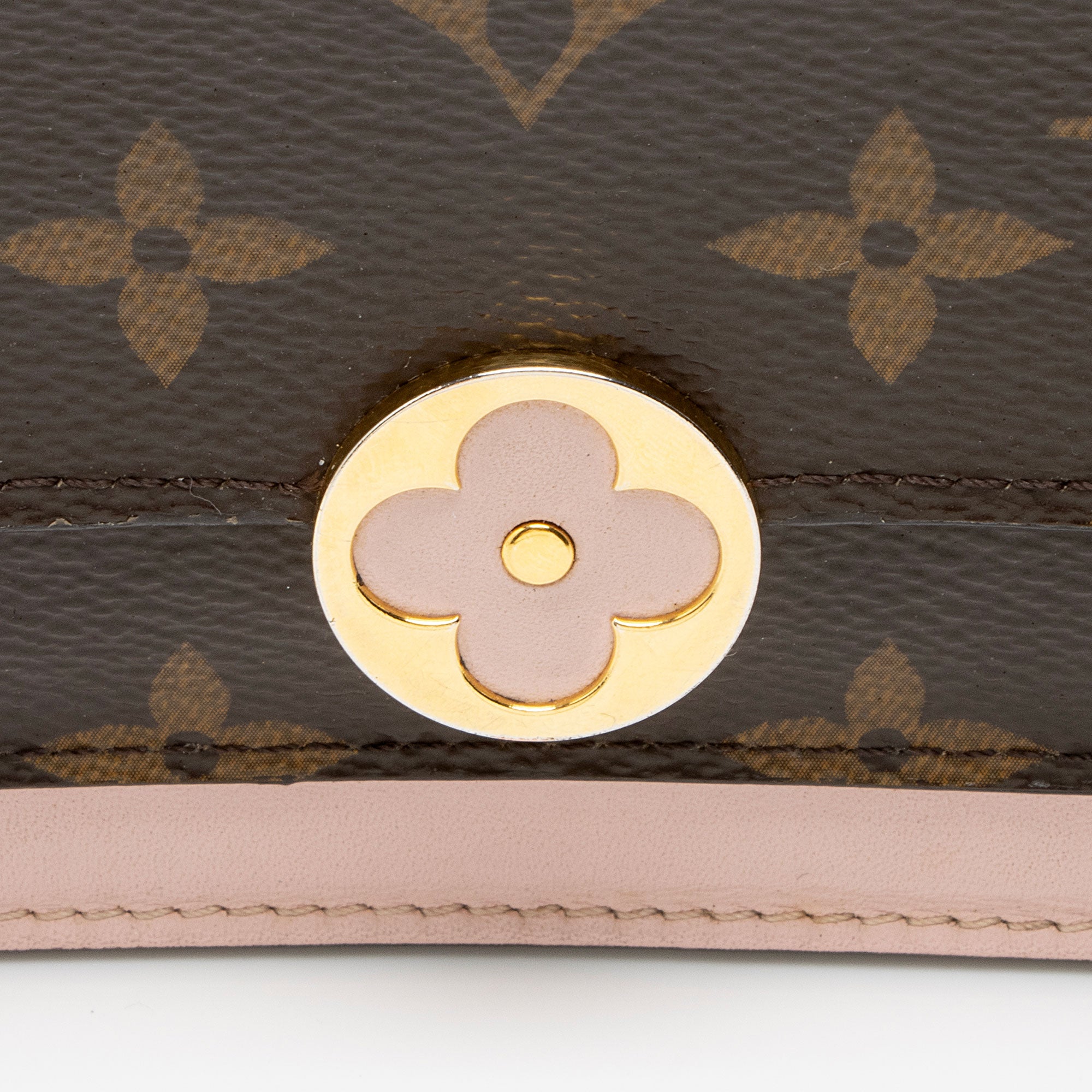 Louis Vuitton Monogram Canvas Flore Chain Wallet