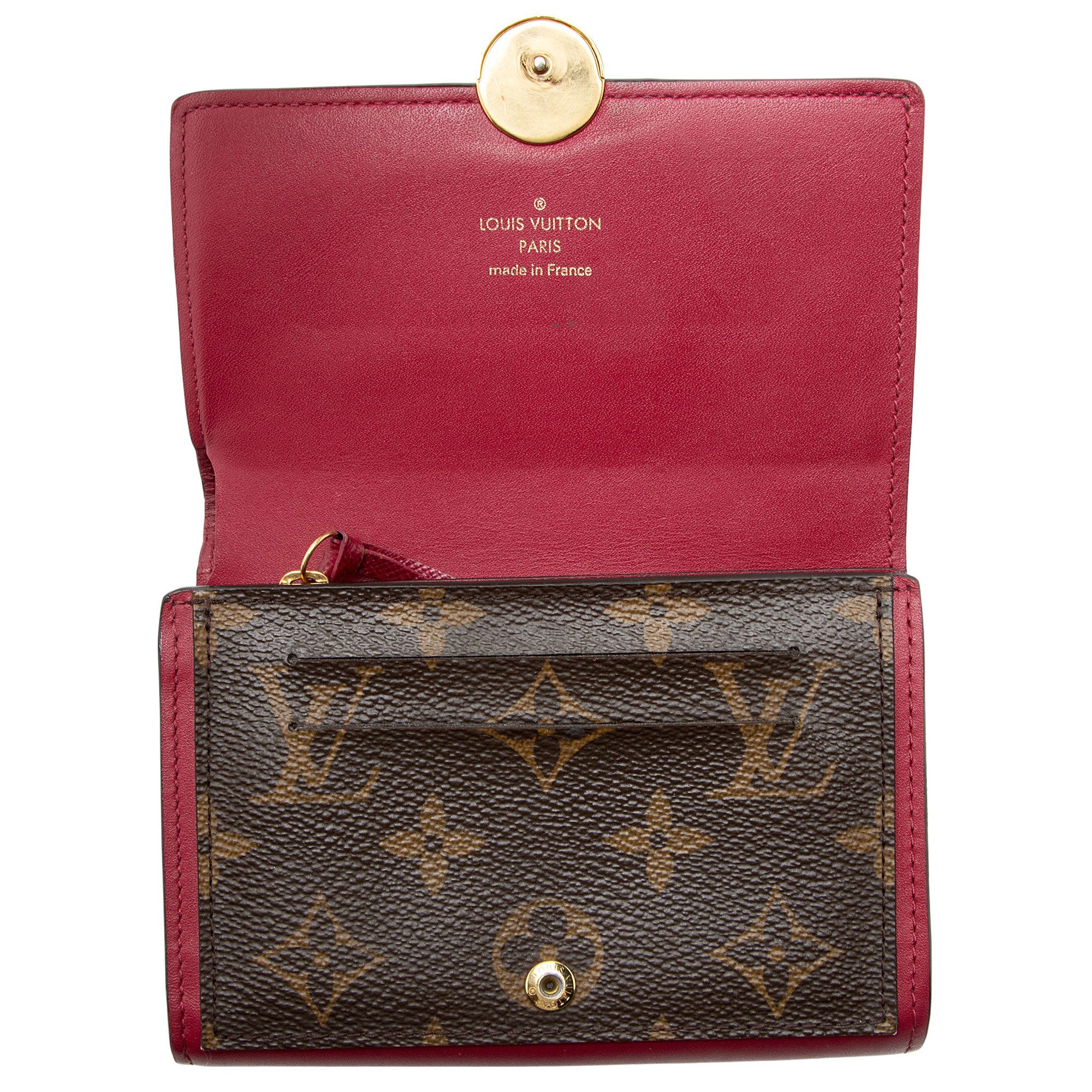 Louis Vuitton Monogram Canvas Flore Compact Wallet