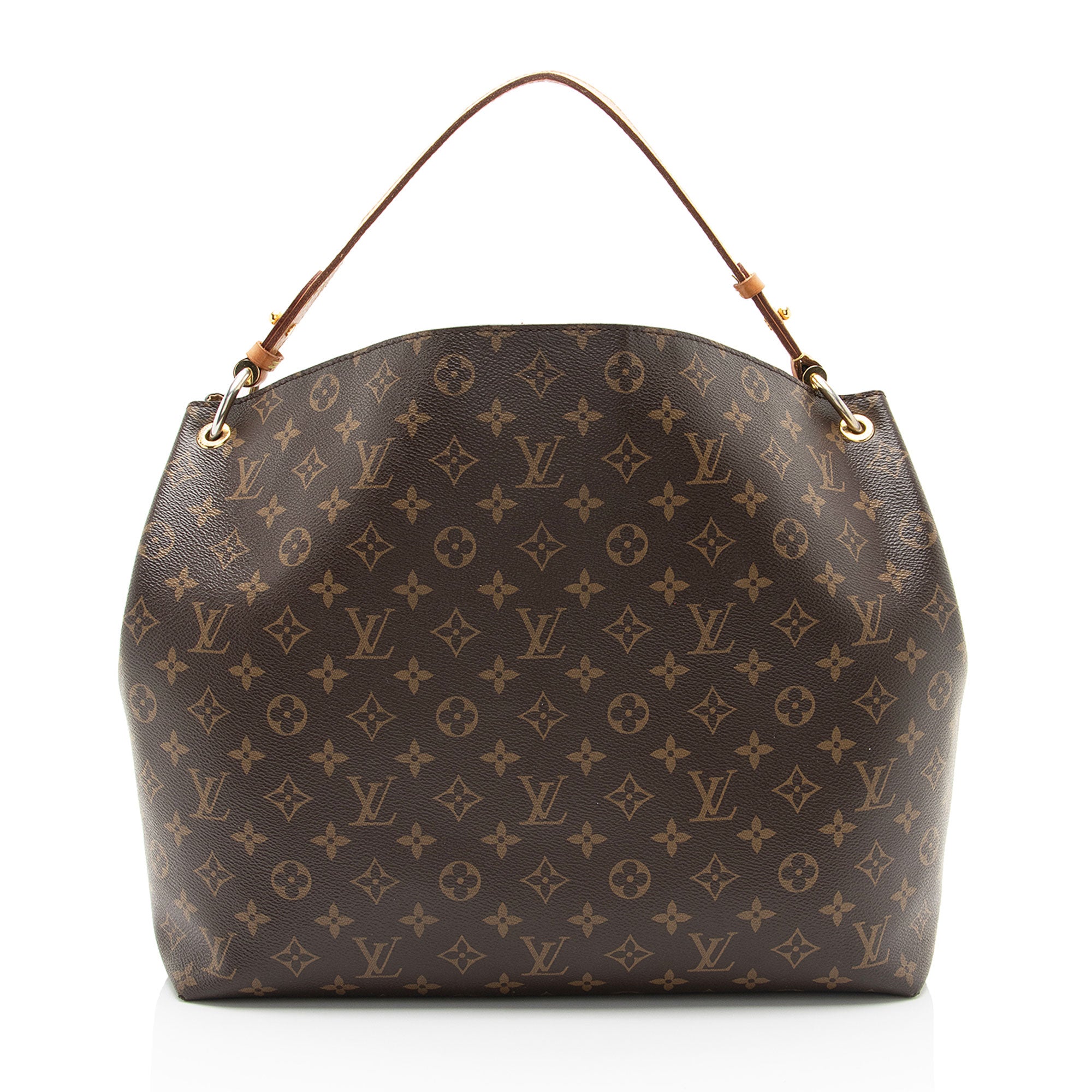 Louis Vuitton Monogram Canvas Graceful MM Hobo (SHF-dWG1DM)