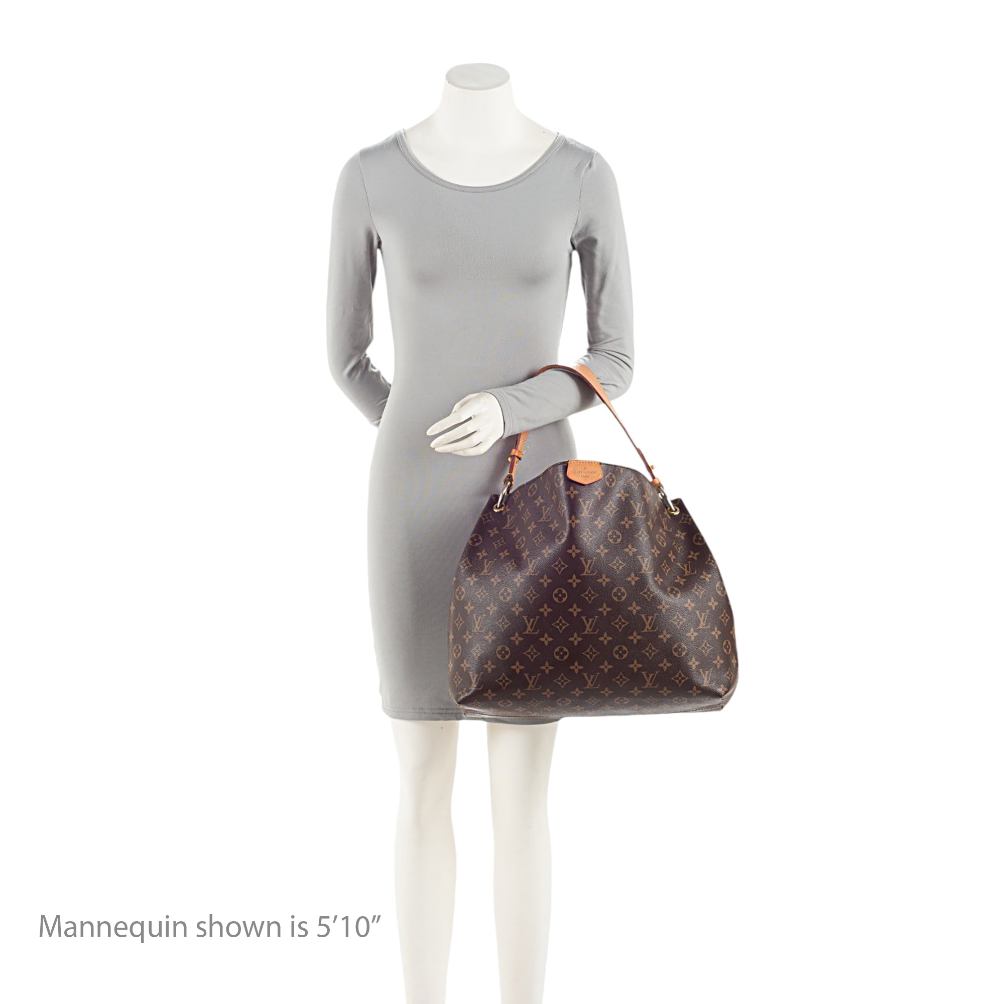 Louis Vuitton Monogram Canvas Graceful MM Hobo (SHF-dWG1DM)