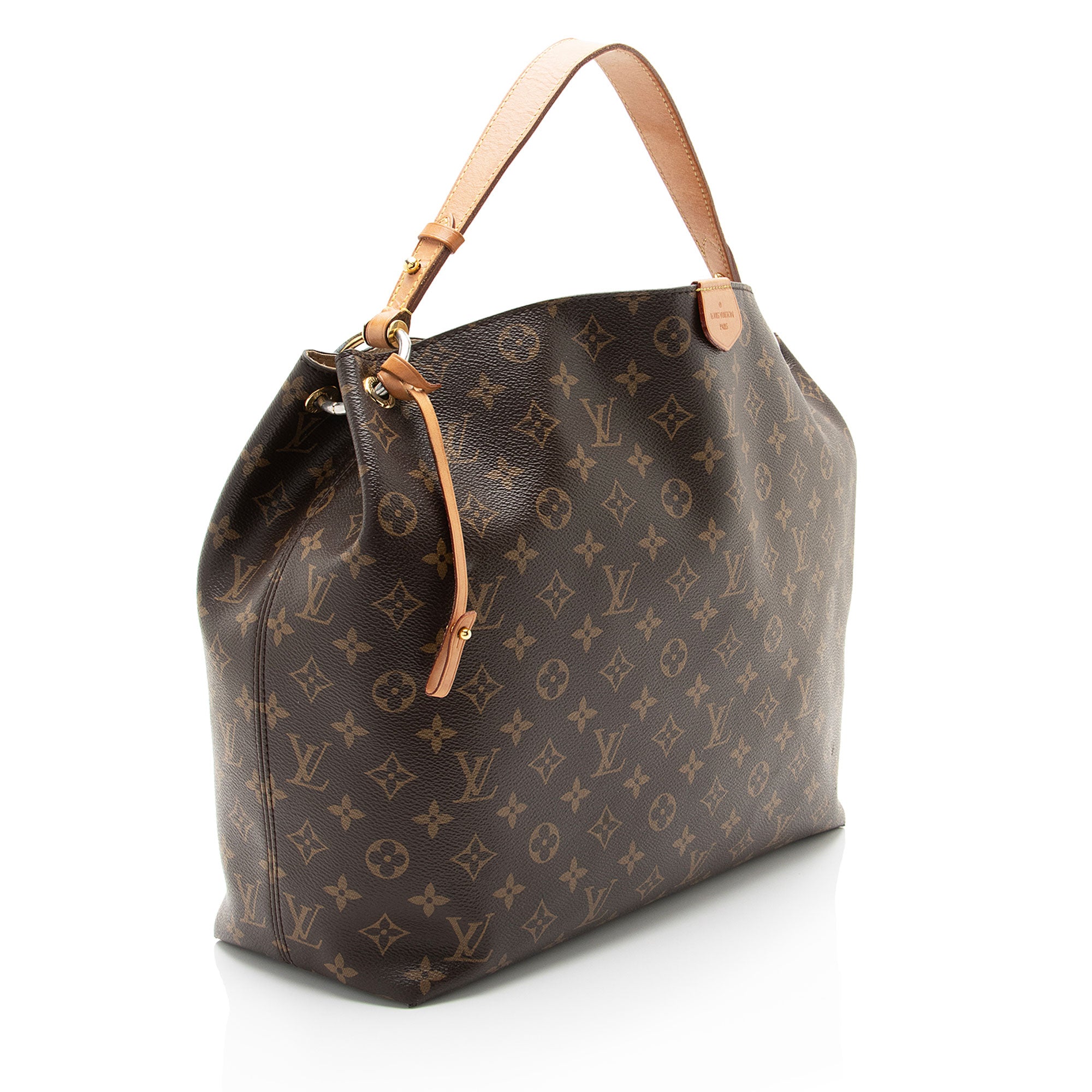 Louis Vuitton Monogram Canvas Graceful MM Hobo (SHF-dWG1DM)