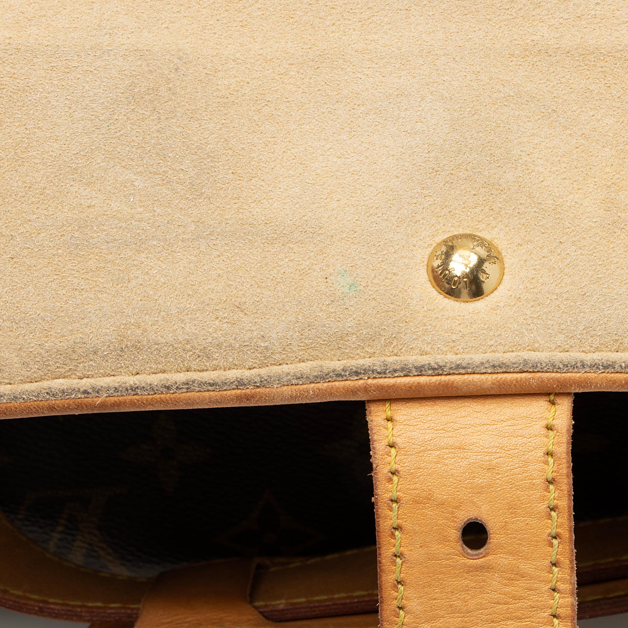 Louis Vuitton Monogram Canvas Hudson PM Shoulder Bag (SHF-23168)