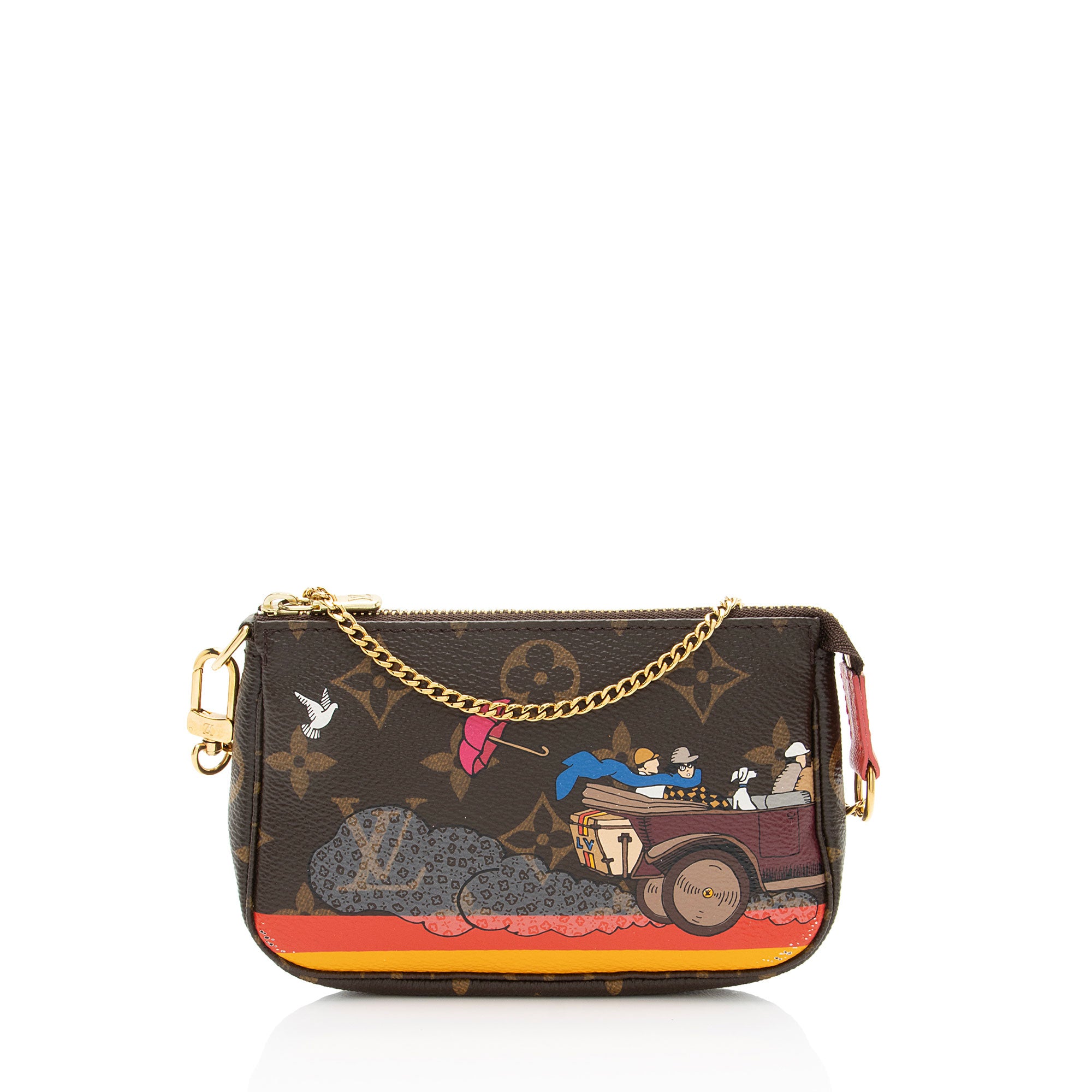Louis Vuitton Limited Edition Monogram Canvas Animation Evasion Mini Pochette Accessoires