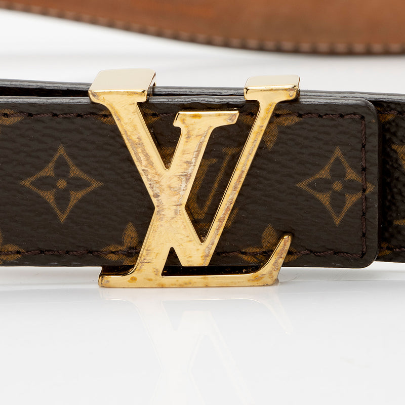 Louis Vuitton Monogram Canvas Initiales Belt - Size 32 / 80 (SHF-eTmAOY)