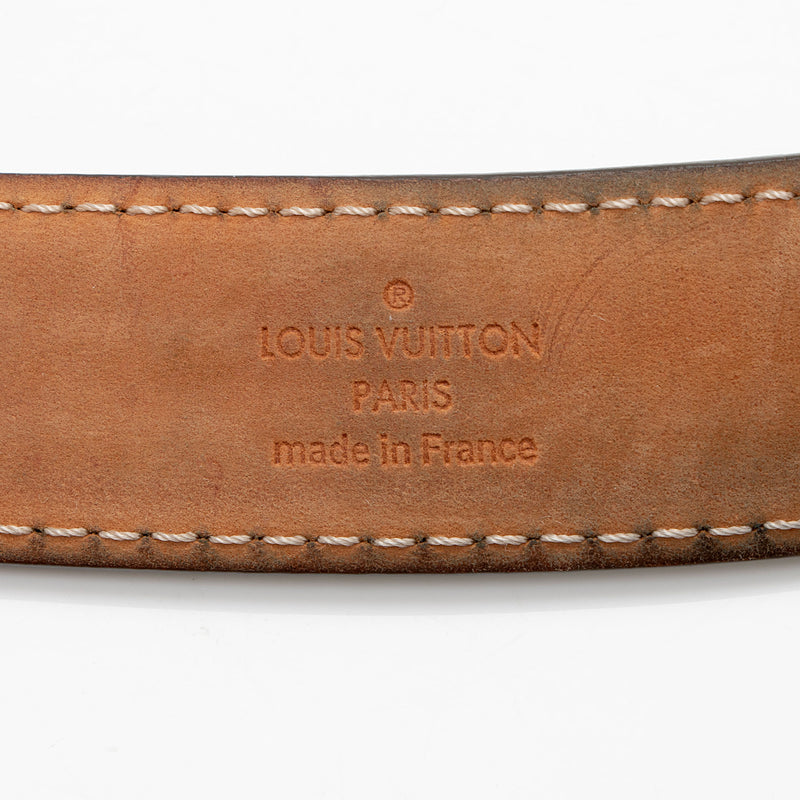 Louis Vuitton Monogram Canvas Initiales Belt - Size 32 / 80 (SHF-eTmAOY)