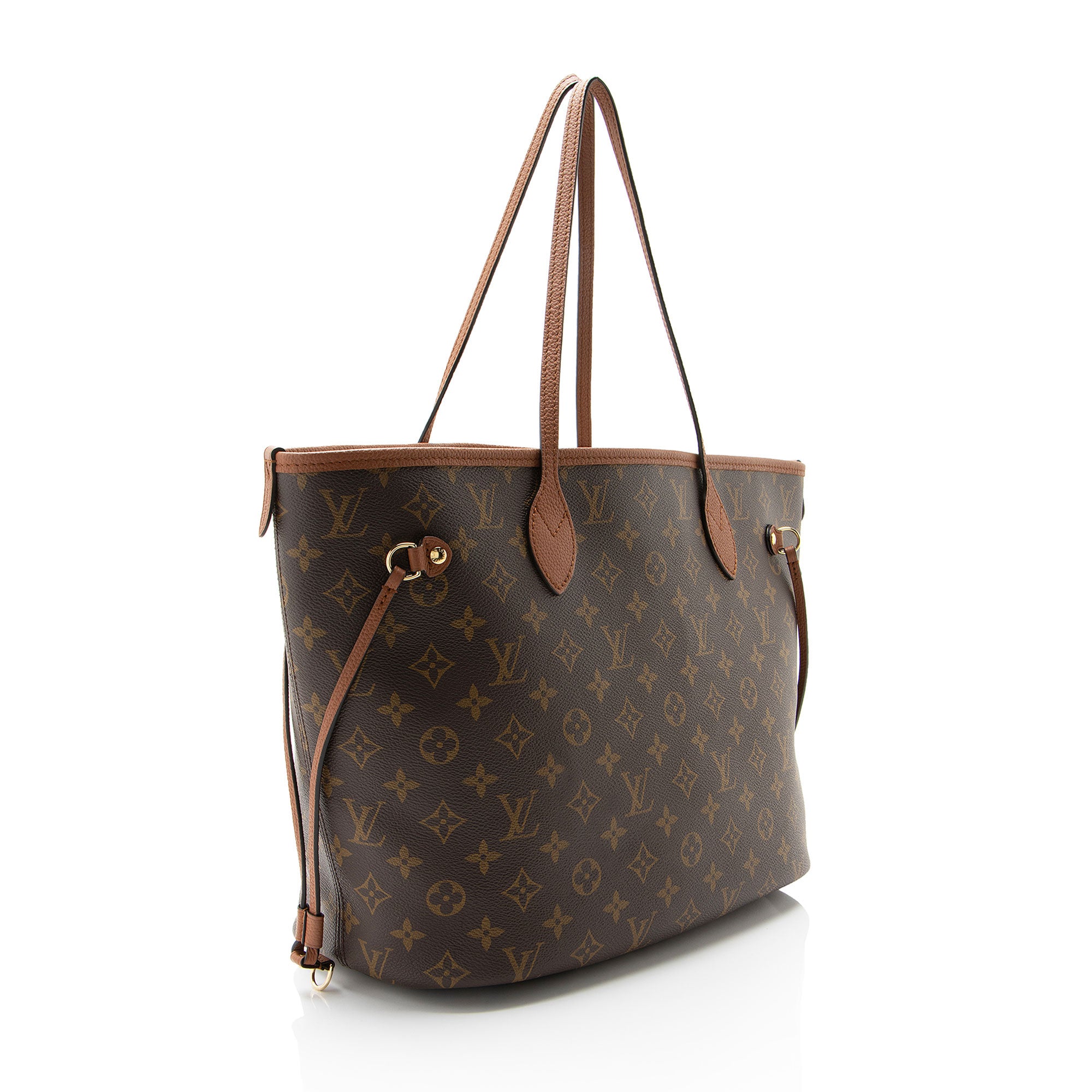 Louis Vuitton Monogram Canvas Leather Inside Out Neverfull MM Tote