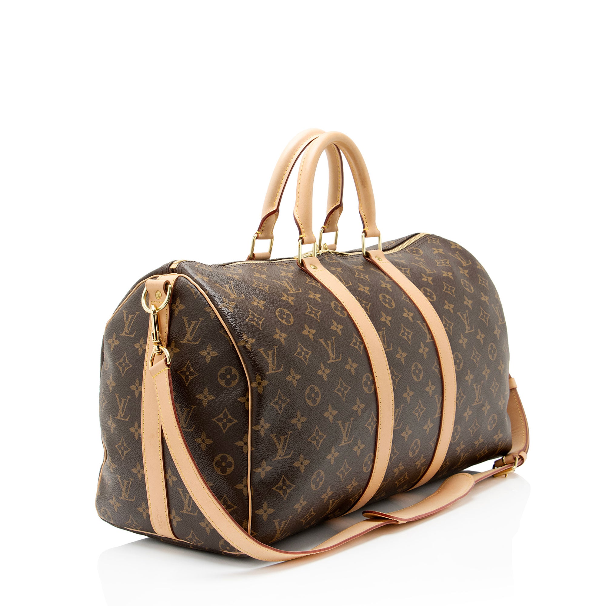 Louis Vuitton Monogram Canvas Keepall Bandouliere 45 Duffle