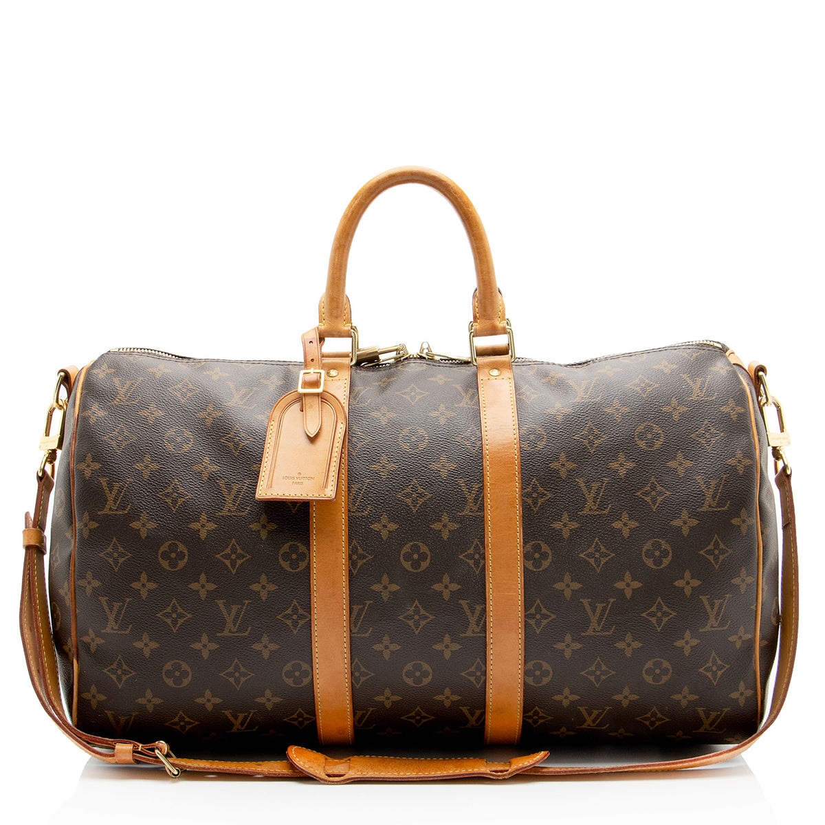 Louis Vuitton Monogram Canvas Keepall Bandouliere 45 Duffle