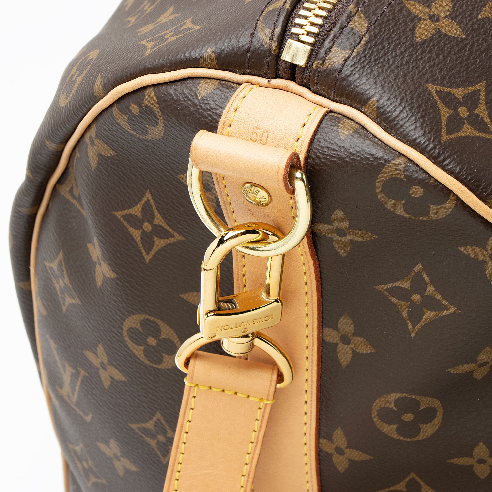 Louis Vuitton Monogram Canvas Keepall Bandouliere 50 Duffle