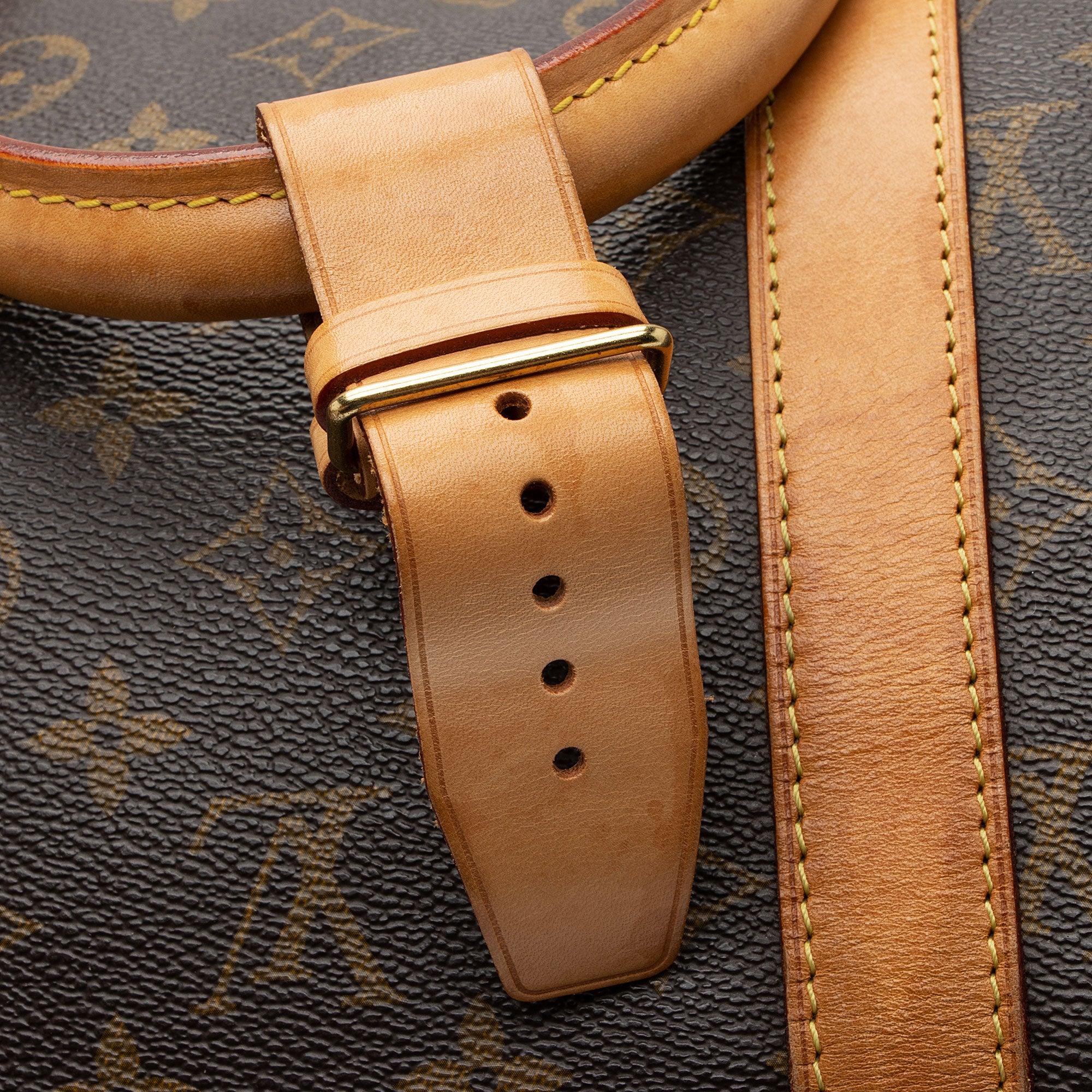 Louis Vuitton Monogram Canvas Keepall Bandouliere 55 Duffle Bag (SHF-qBIEjn)