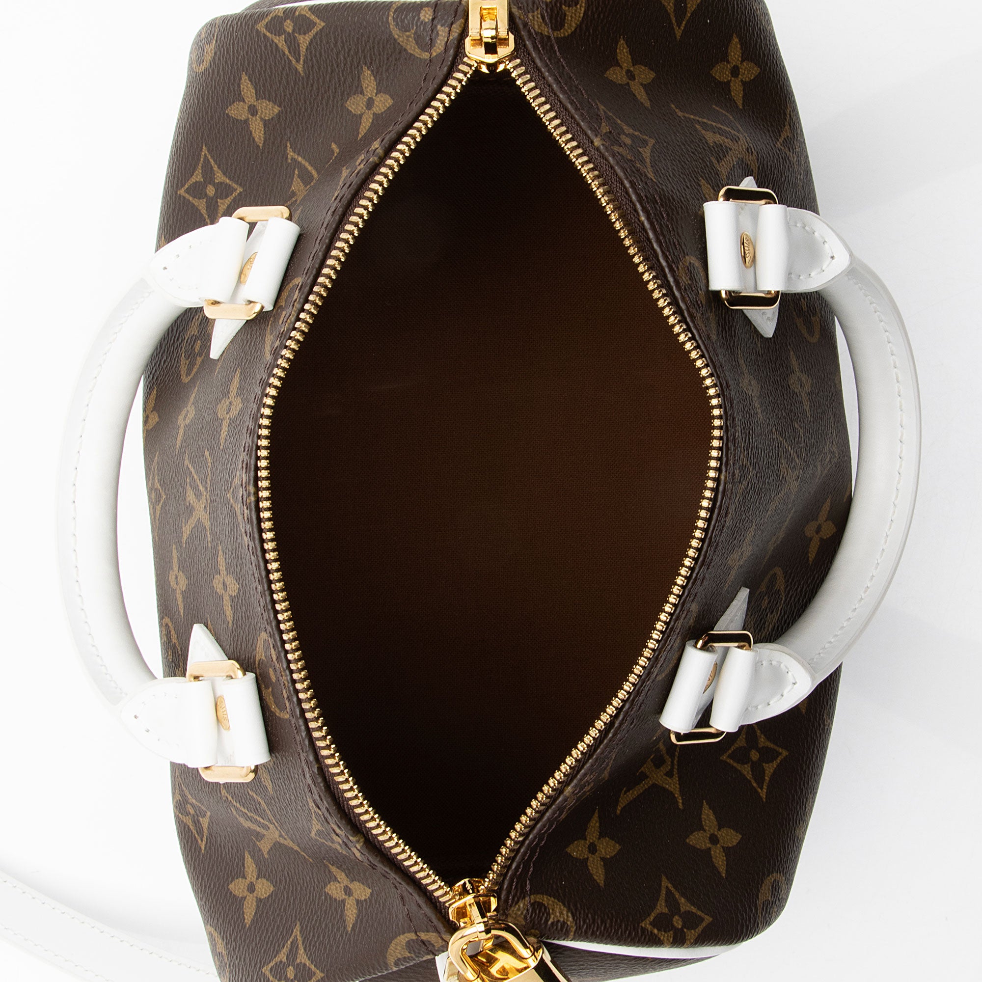 Louis Vuitton Monogram Canvas LV Match Speedy Bandouliere 25 Satchel (SHF-C23die)