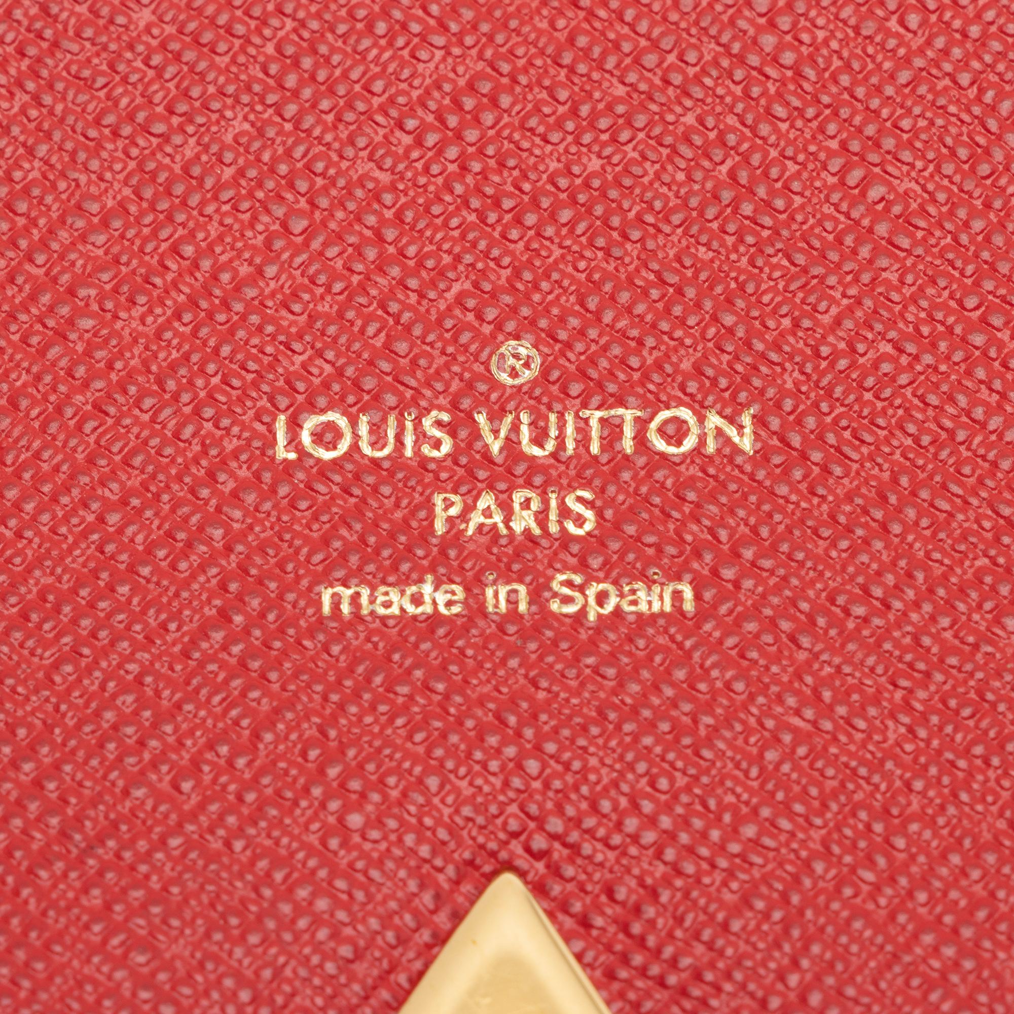 Louis Vuitton Monogram Canvas Leather Kimono Wallet (SHF-WVTTkh)