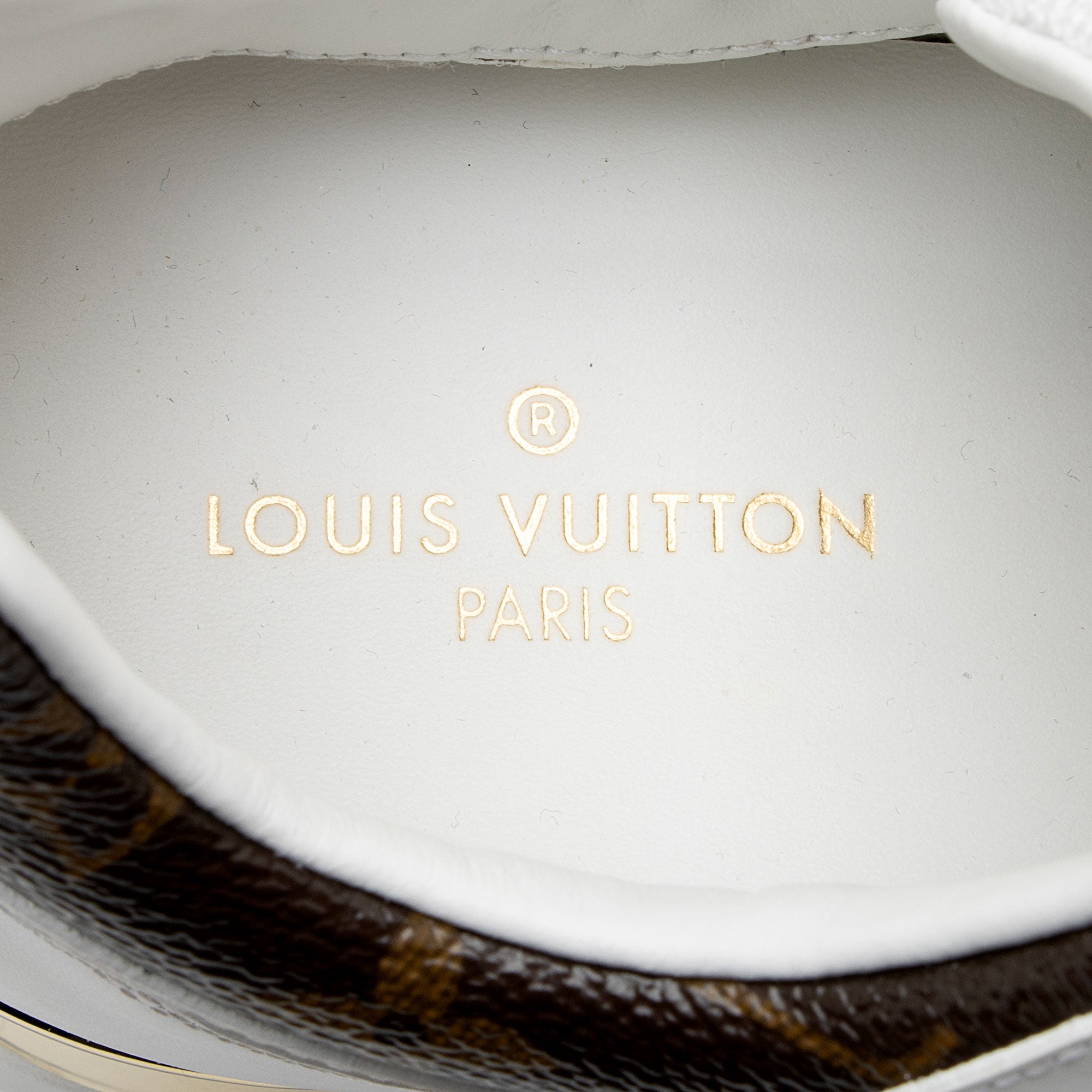 Louis Vuitton Monogram Canvas Leather Run Away Sneakers - Size 8 / 38