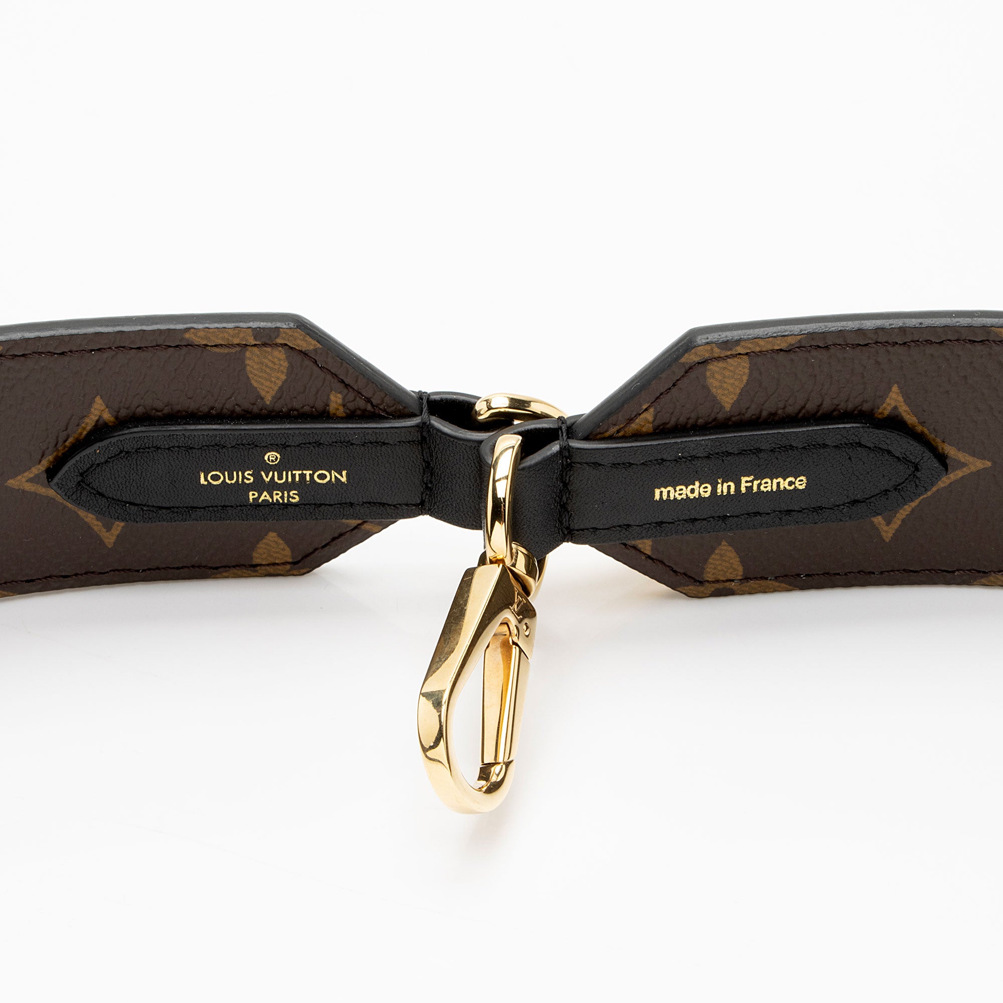 Louis Vuitton Monogram Canvas Letter Bandouliere Shoulder Strap (SHF-Ui82um)