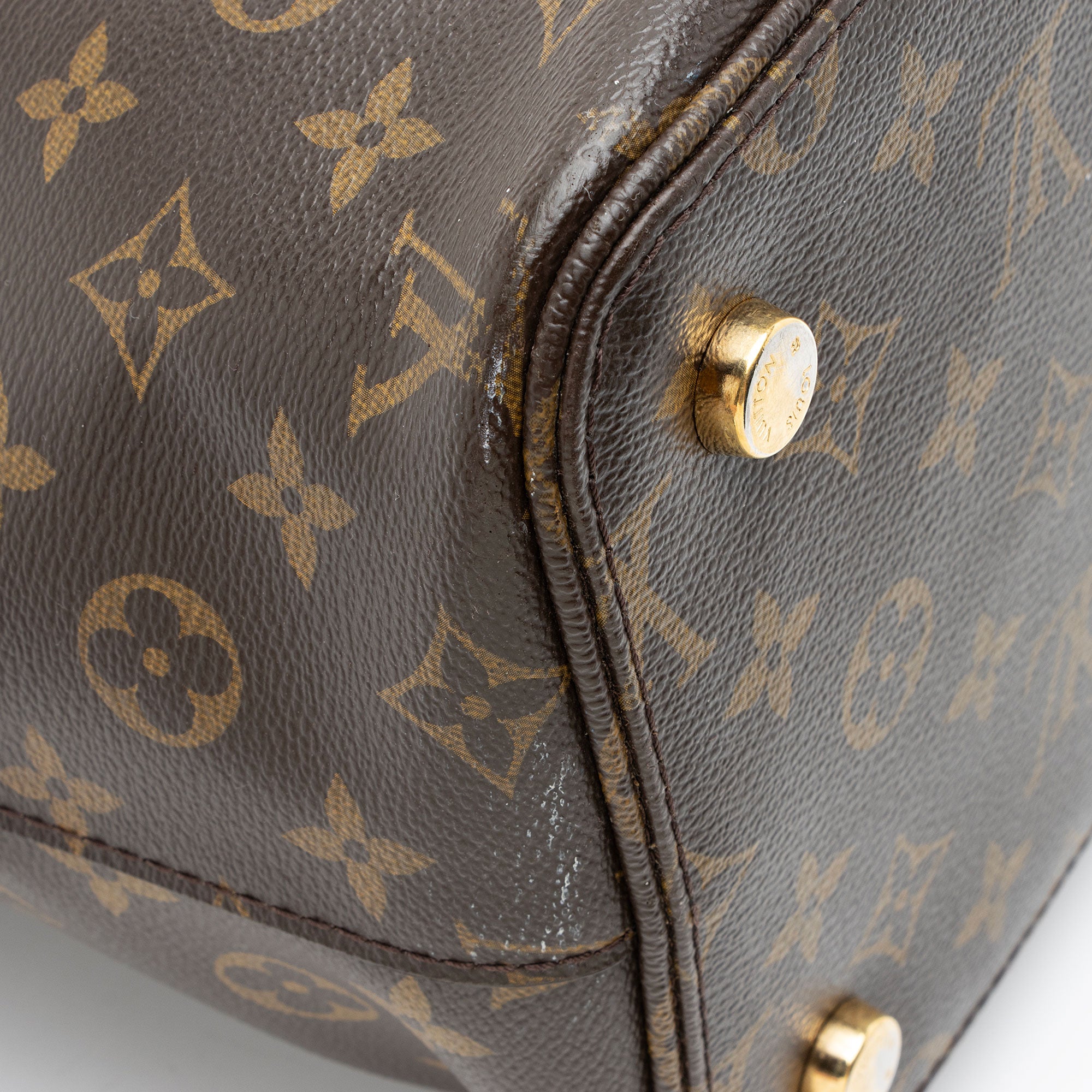 Louis Vuitton Monogram Canvas Lockit MM Satchel