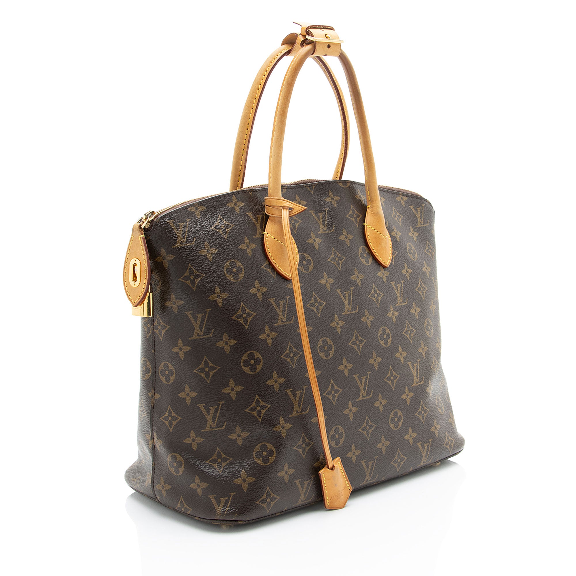 Louis Vuitton Monogram Canvas Lockit MM Satchel