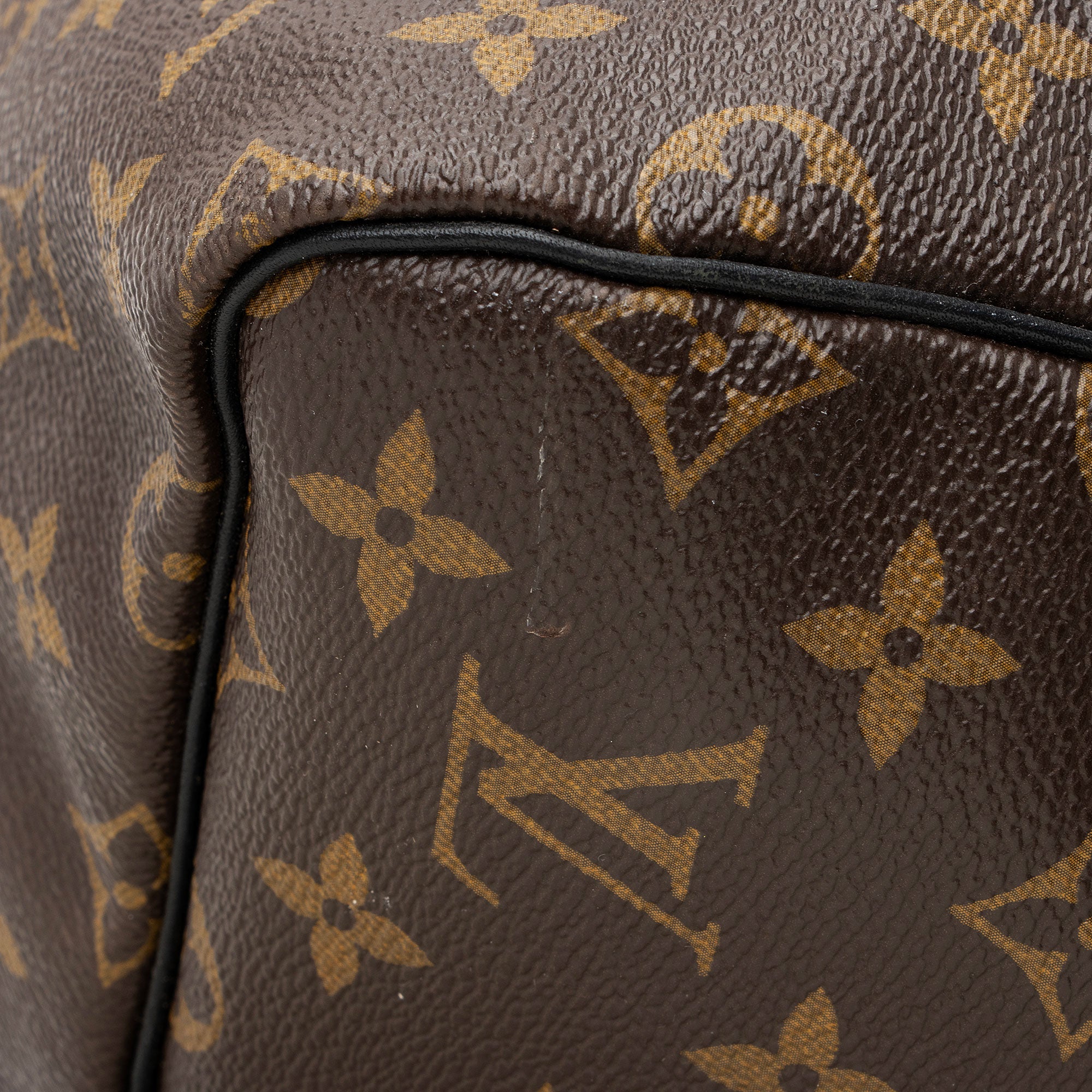 Louis Vuitton Monogram Canvas Macassar Keepall Bandouliere 55 Duffle