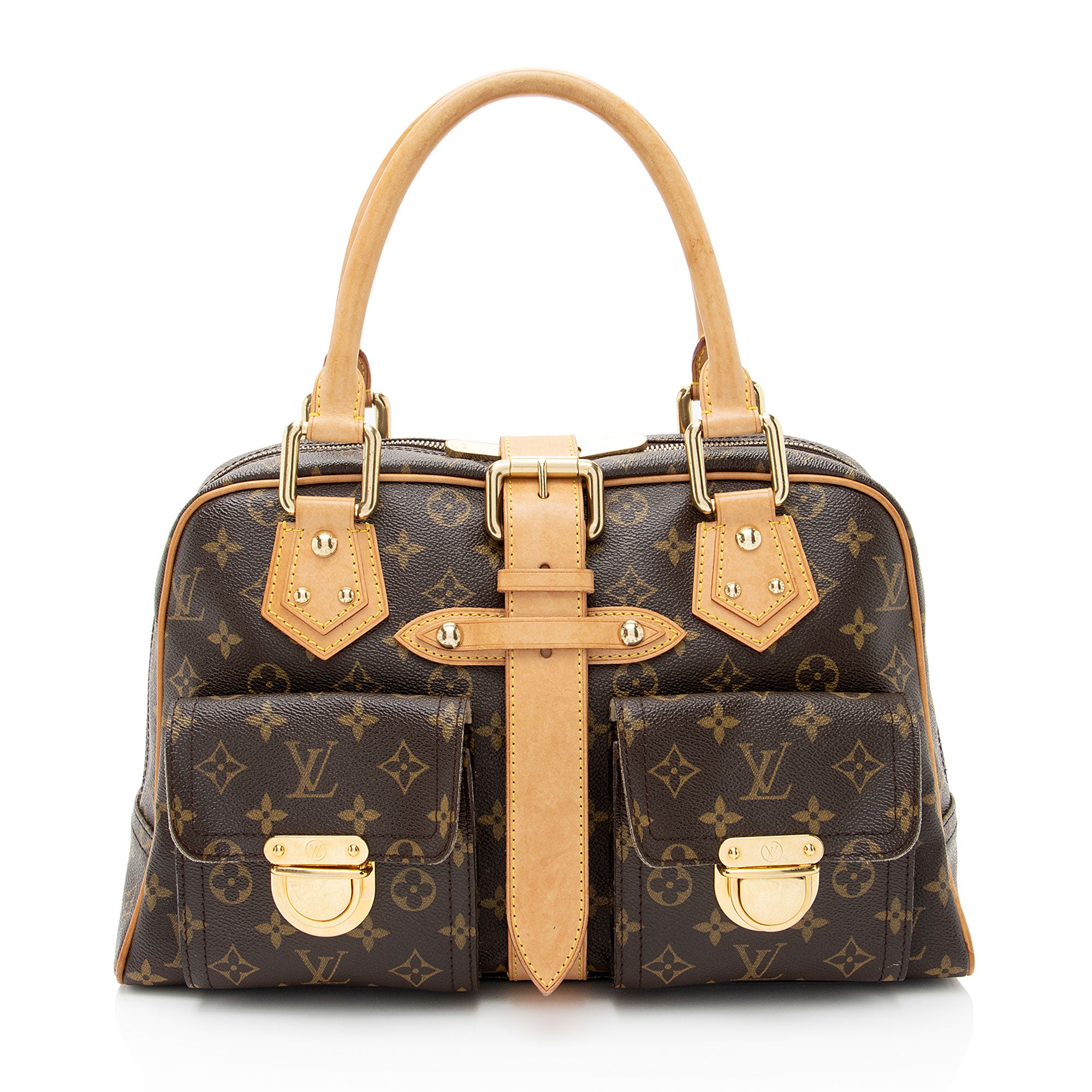 Louis Vuitton Monogram Canvas Manhattan GM Satchel (SHF-23nqTq)